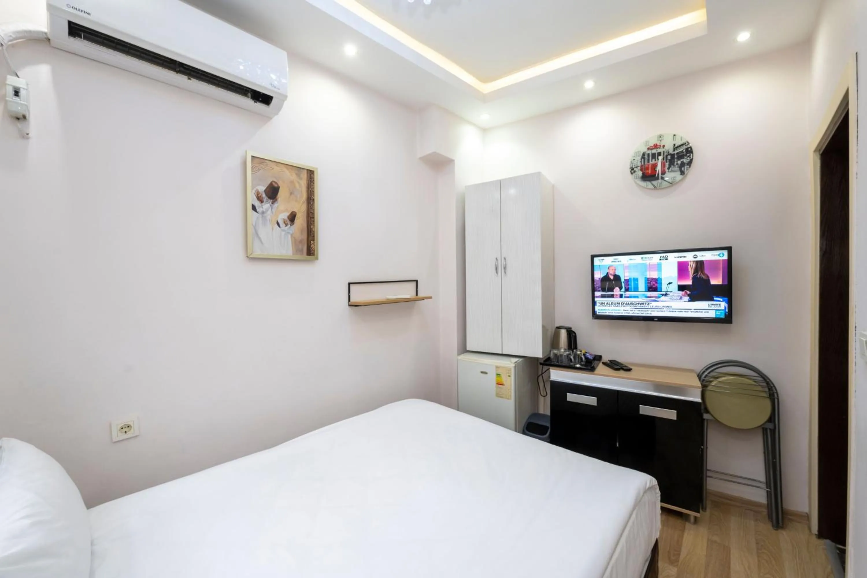 Bed in Taksim City Suites