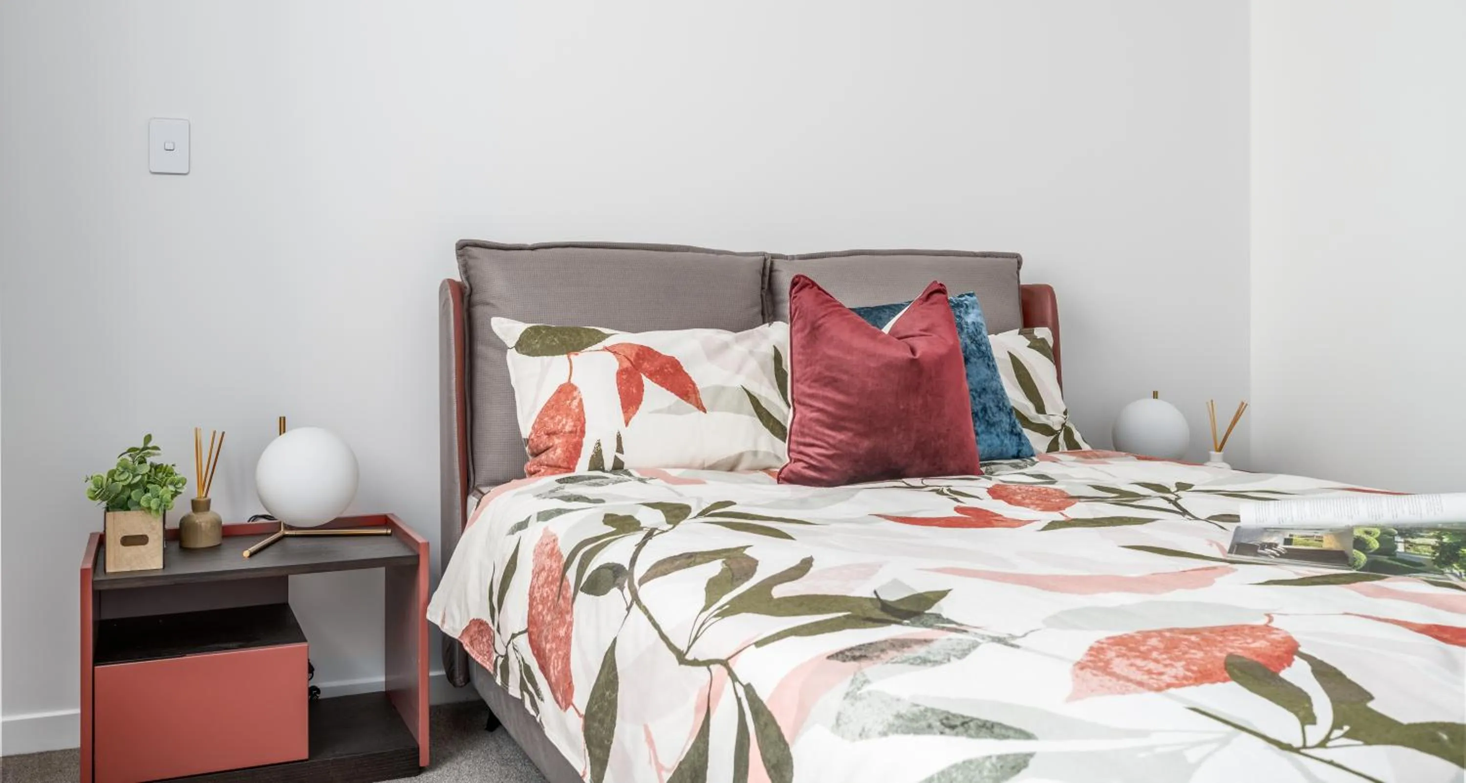 Bed in Sunrise Garden Suites