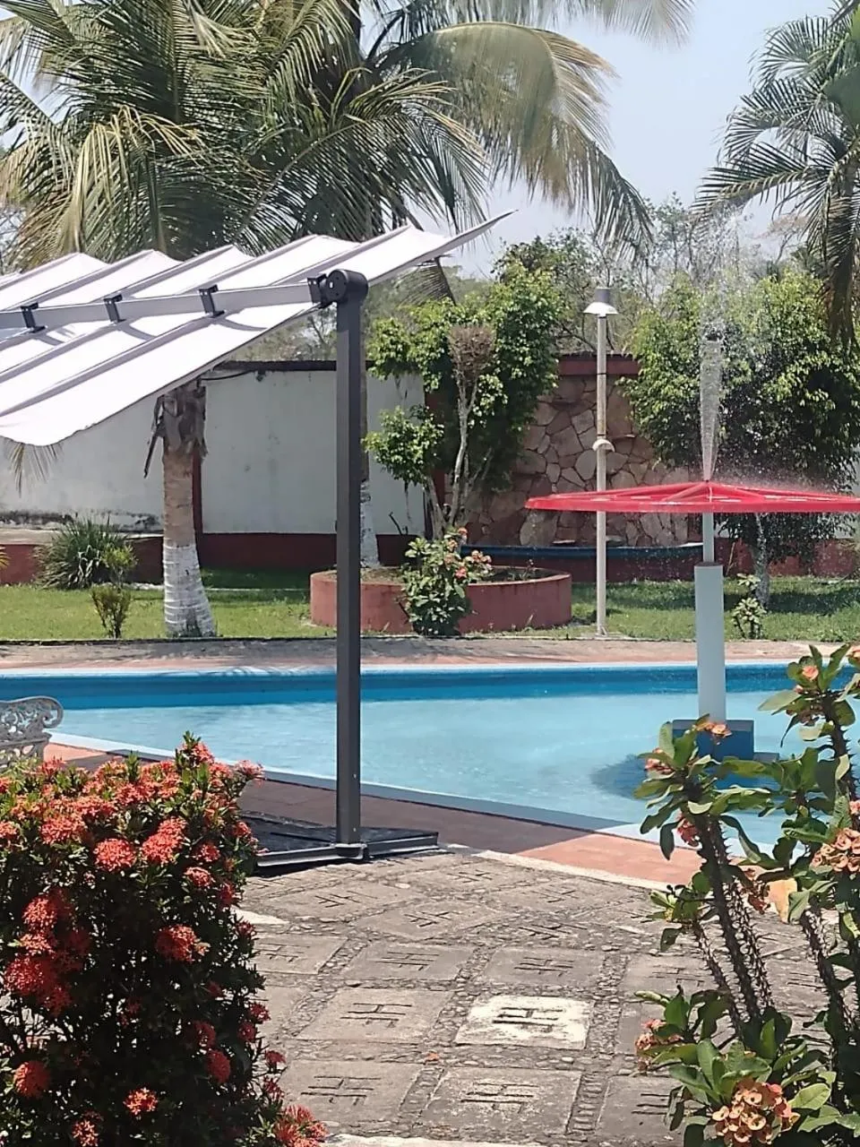 Pool view in Hotel HF Hacienda San Francisco