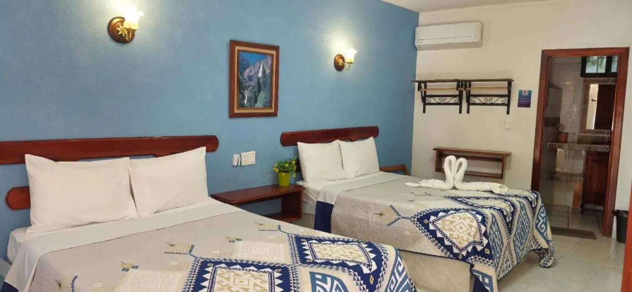 Bed in Hotel HF Hacienda San Francisco