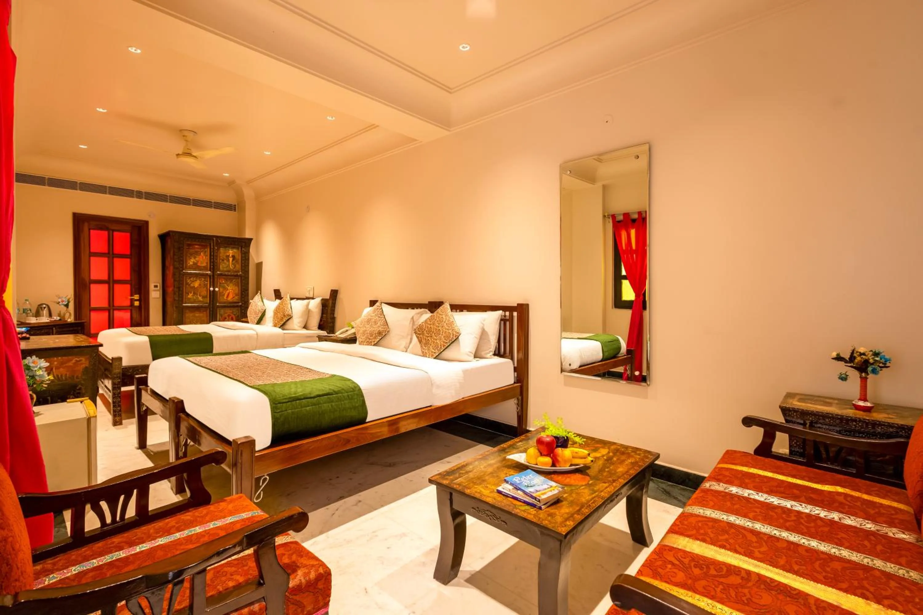 Bedroom, Bed in Jyoti Mahal - A Royal Heritage Hotel - Close to Connaught Place