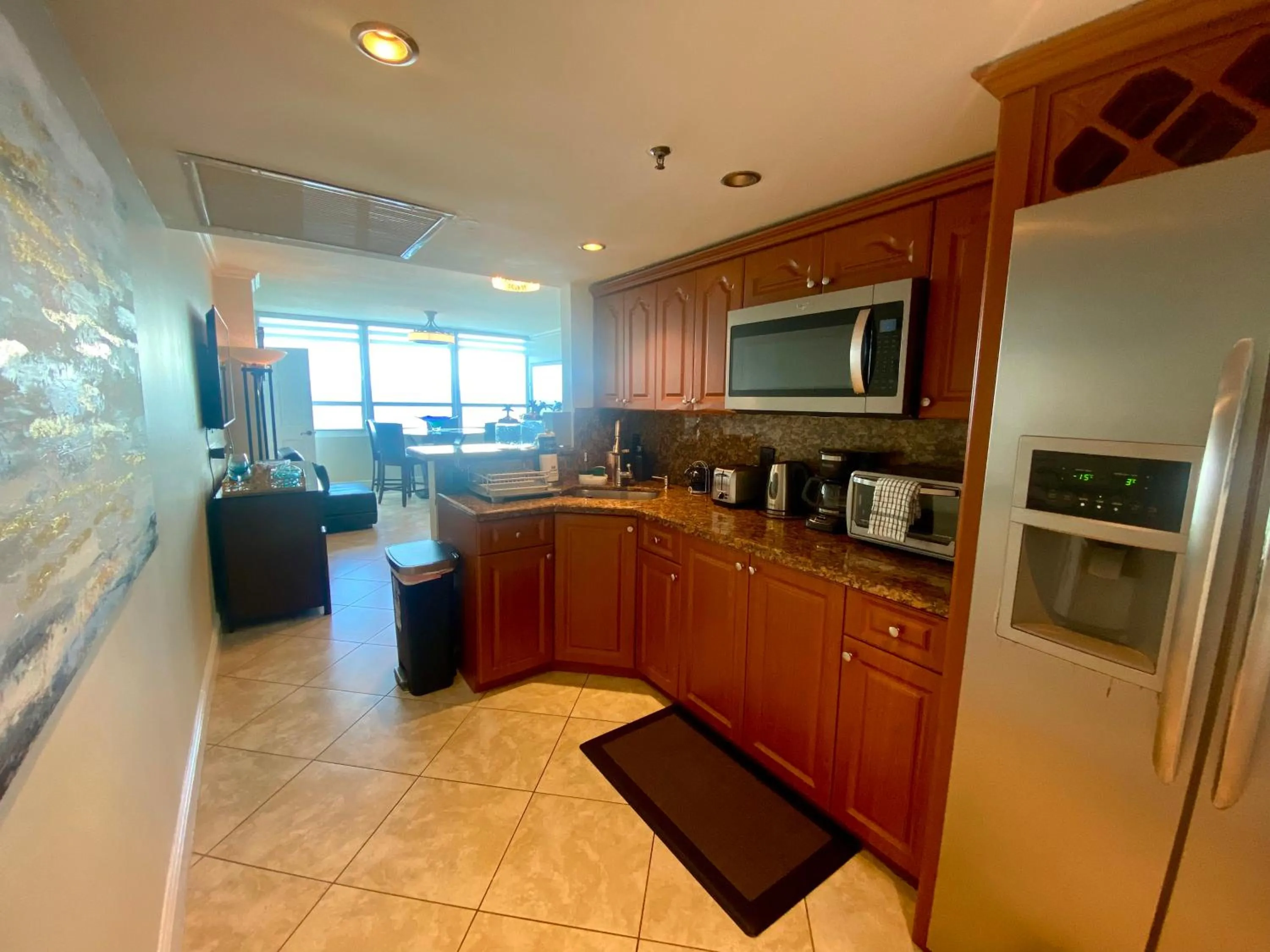 Coffee/tea facilities in Castle Beach Resort Condo - Panoramic Large Penthouse or Deluxe 1 BR Direct Ocean View and beach access- Updated-Free parking-