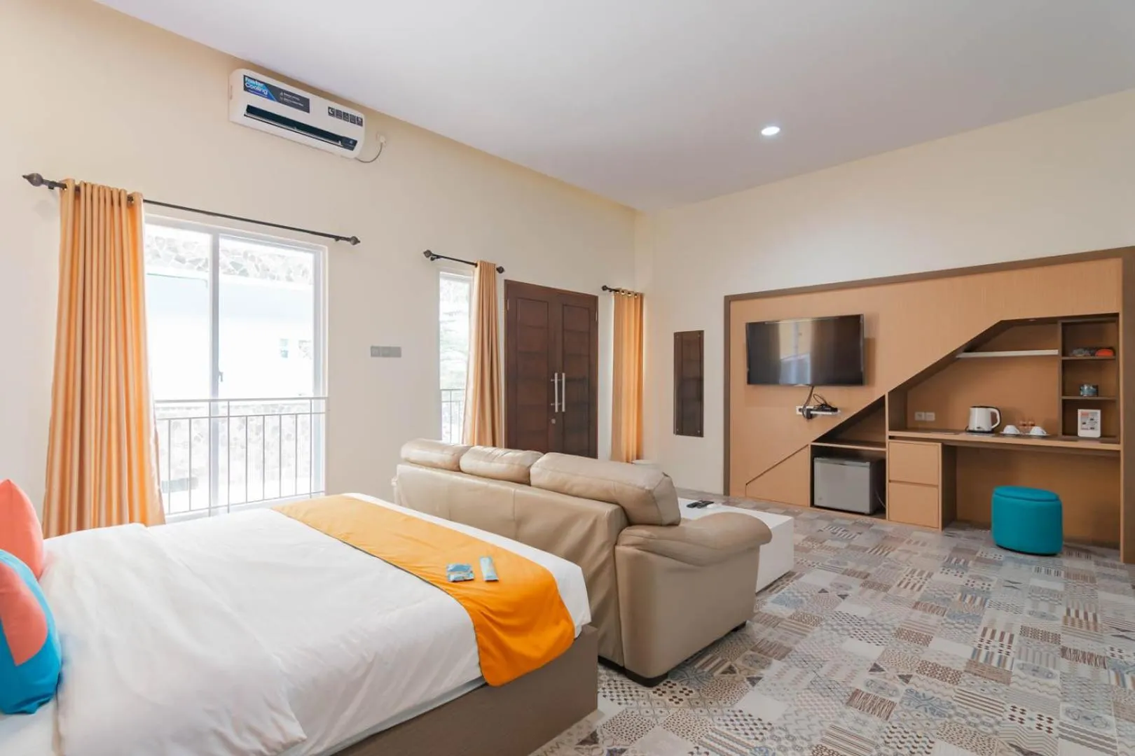 Bedroom, Bed in Sans Resort Parung Bogor