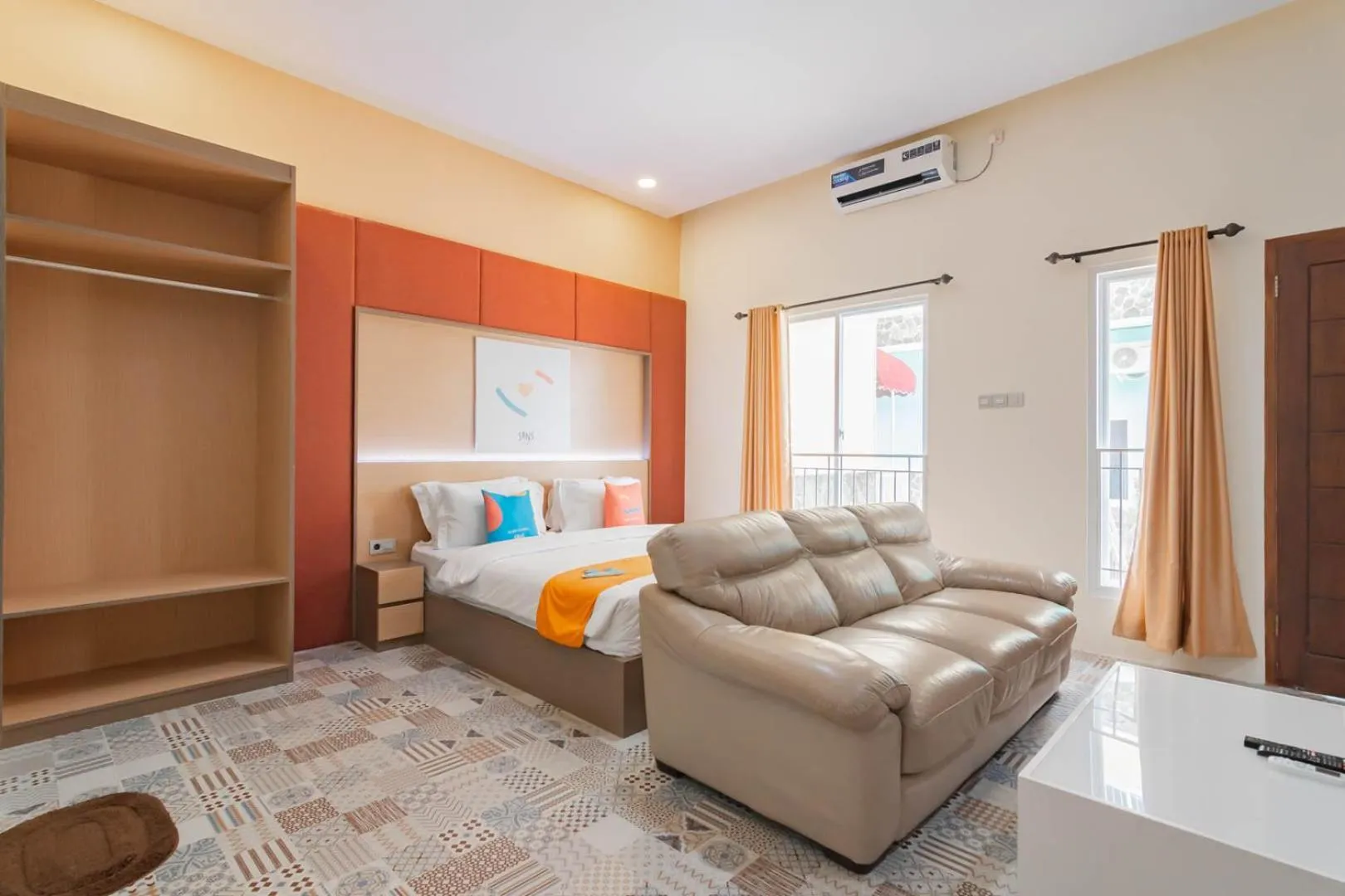 Bedroom, Bed in Sans Resort Parung Bogor