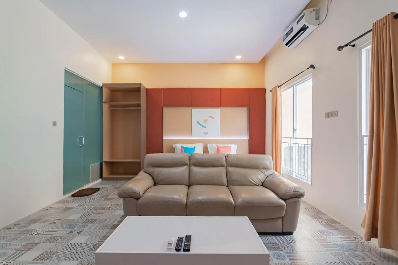 Bedroom in Sans Resort Parung Bogor