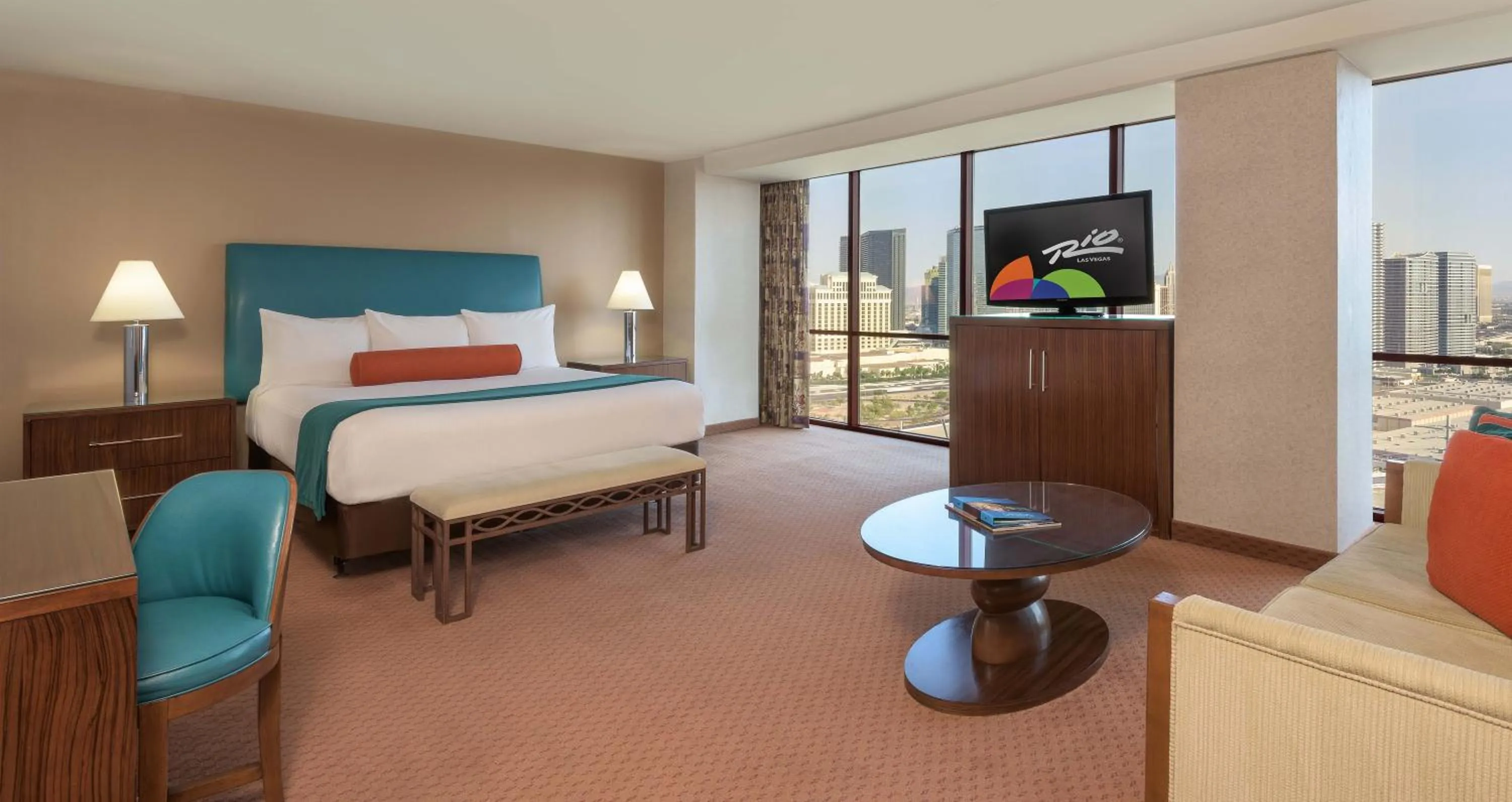 Bed in Rio Hotel & Casino, a Destination by Hyatt Hotel