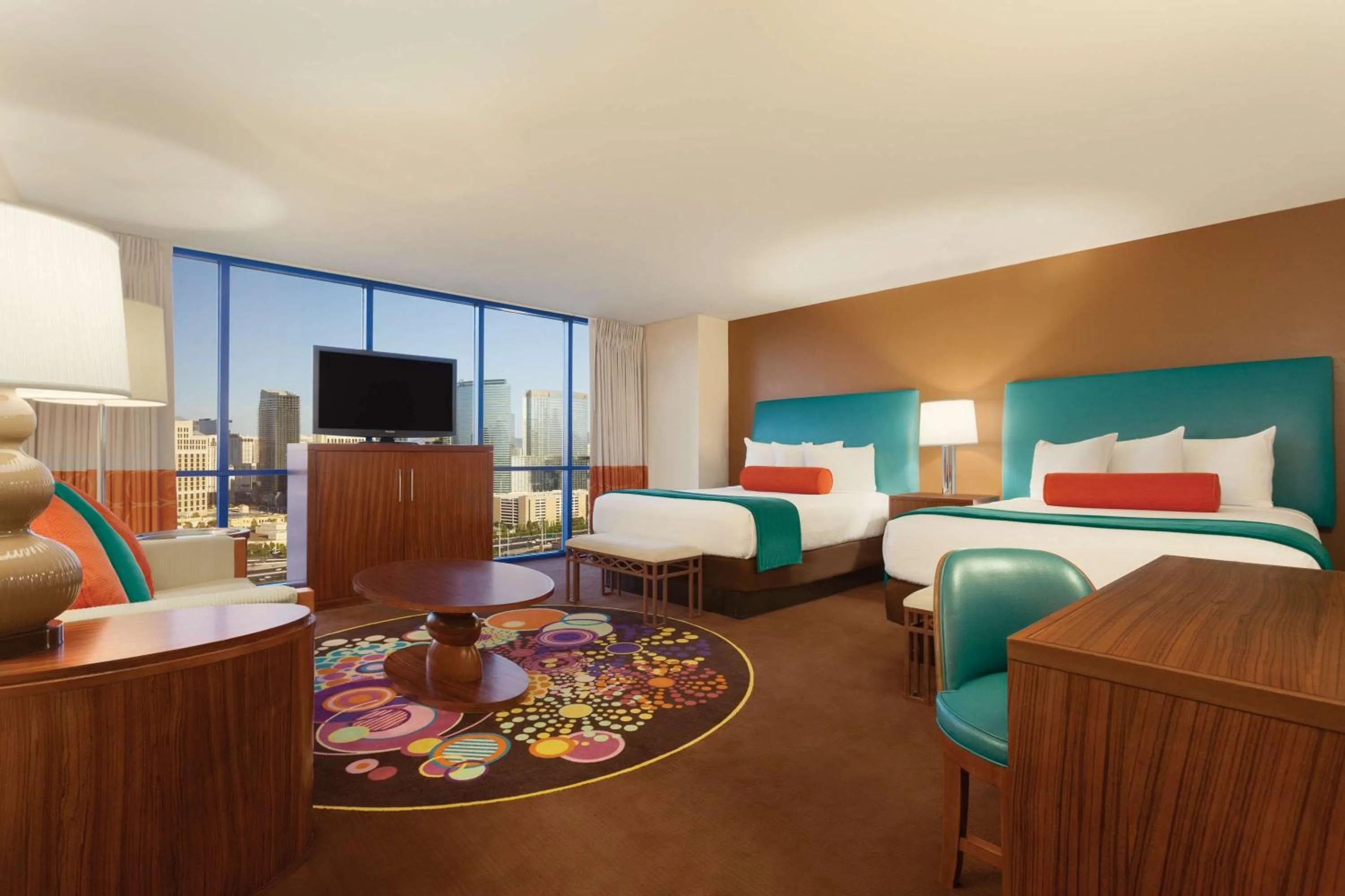 Bedroom, Bed in Rio Hotel & Casino, a Destination by Hyatt Hotel