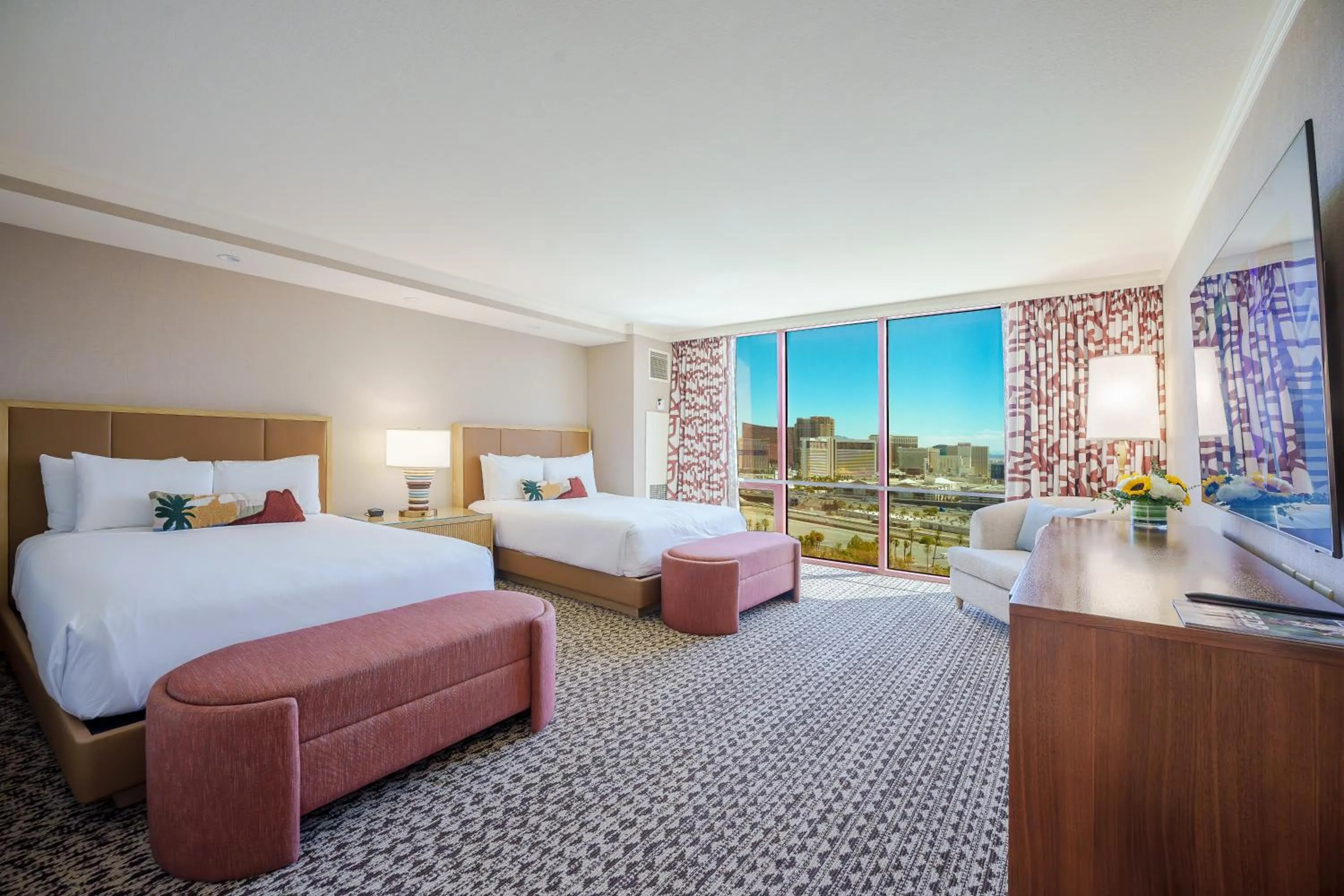 Bedroom, Bed in Rio Hotel & Casino, a Destination by Hyatt Hotel