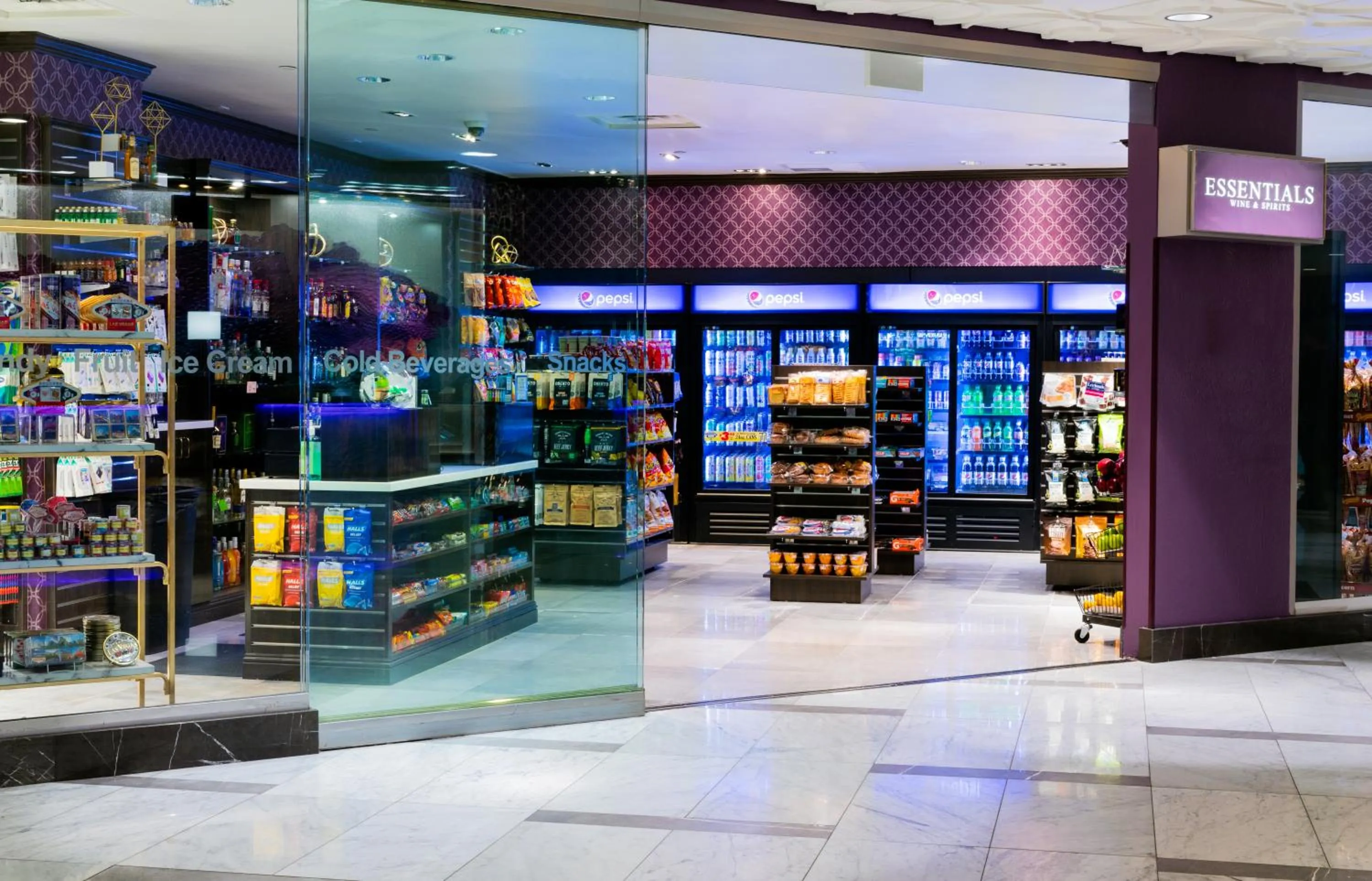 Shopping Area in Harrah's Las Vegas, A Caesars Destination