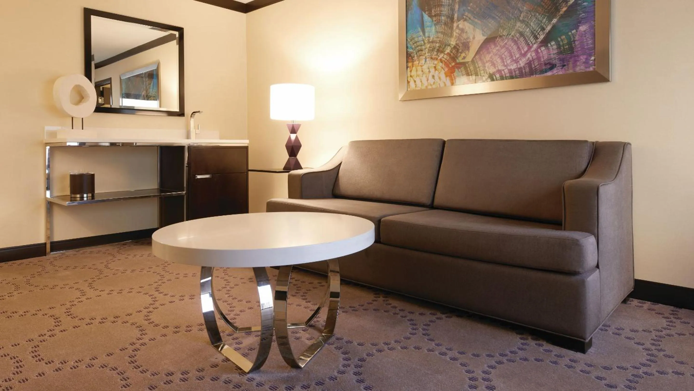 Seating area in Harrah's Las Vegas, A Caesars Destination