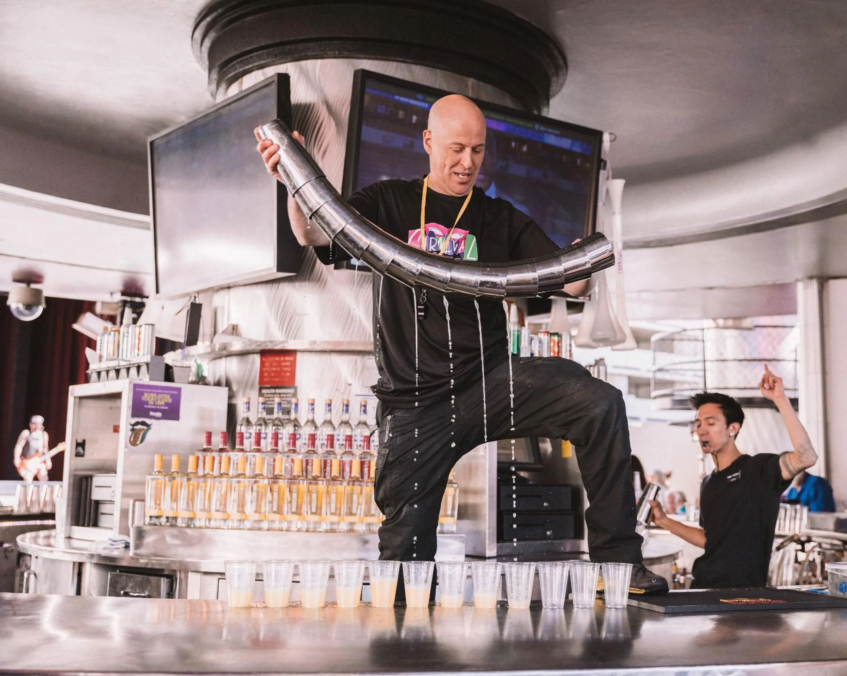 Lounge or bar in Harrah's Las Vegas, A Caesars Destination