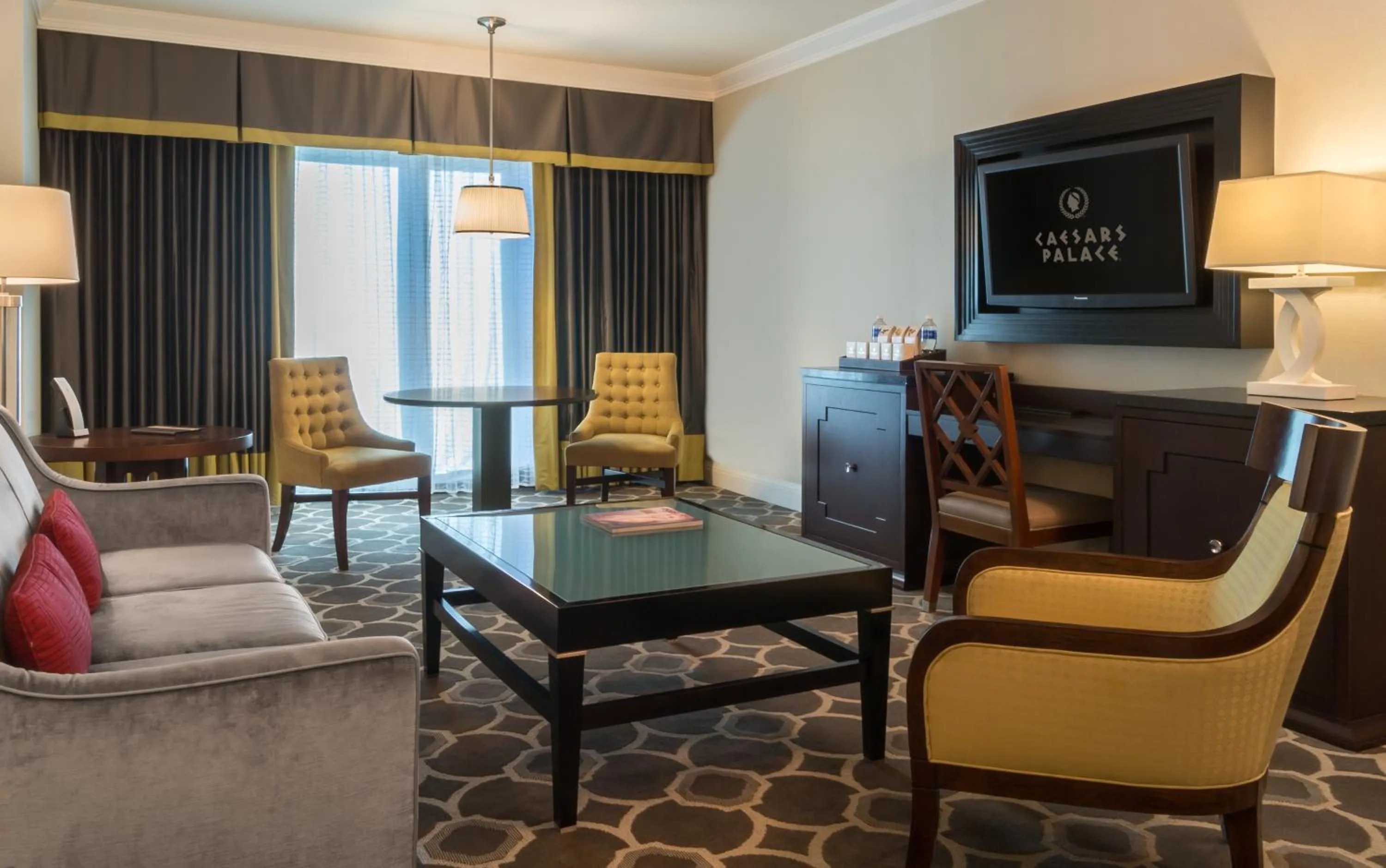 Seating area in Caesars Palace Hotel & Casino