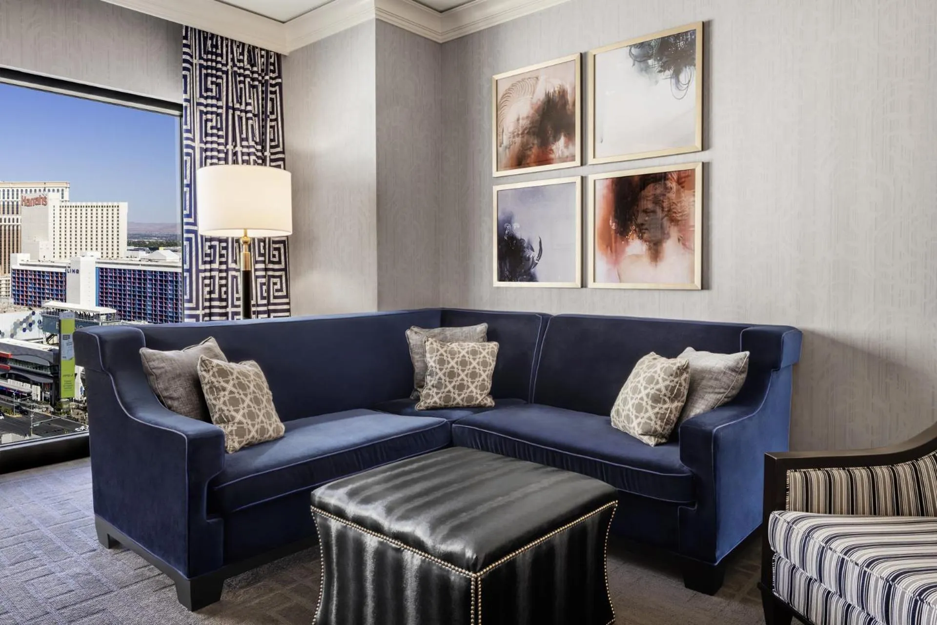 Seating area in Caesars Palace Hotel & Casino