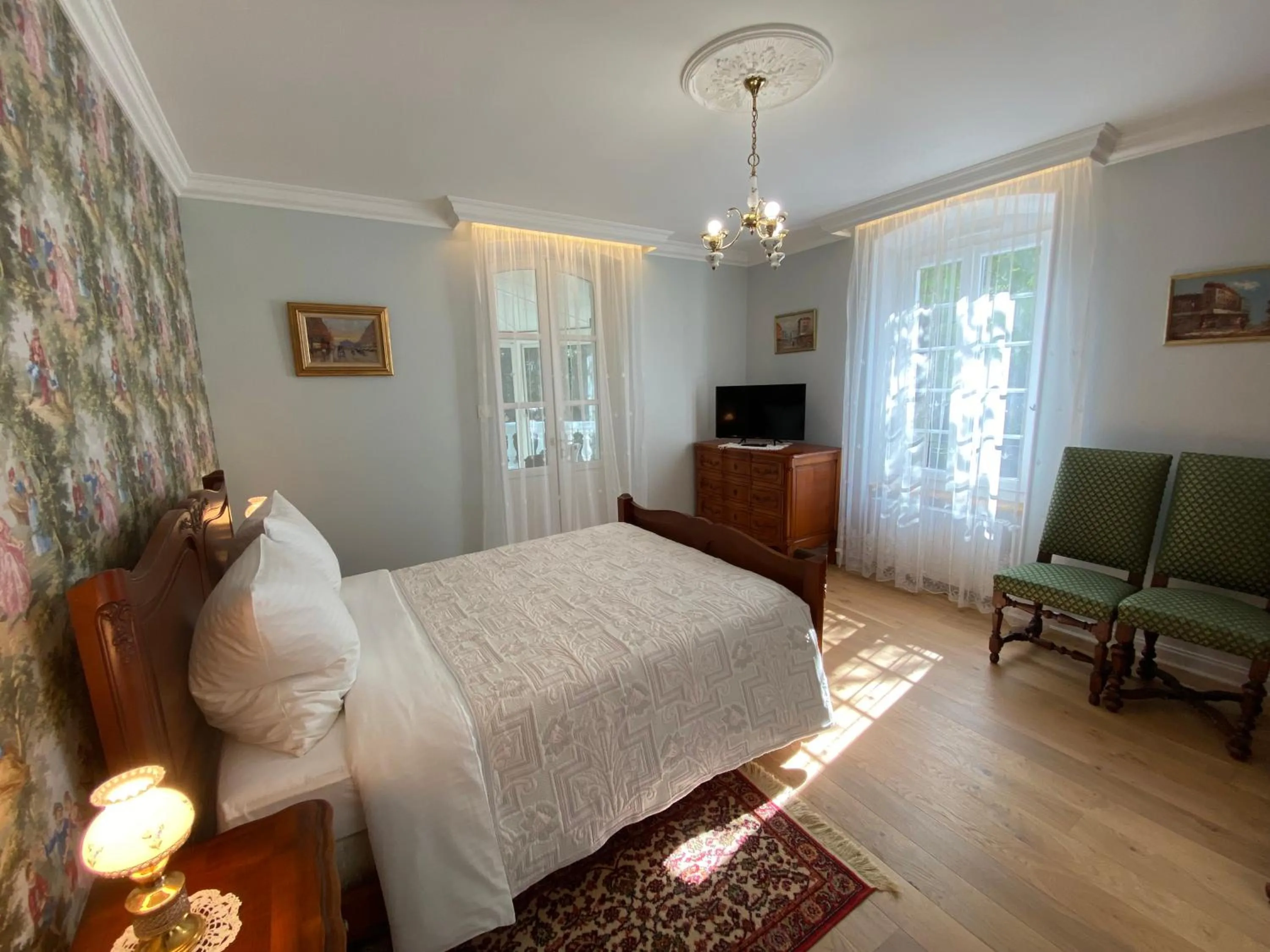 Bedroom, Bed in Logis Vélès