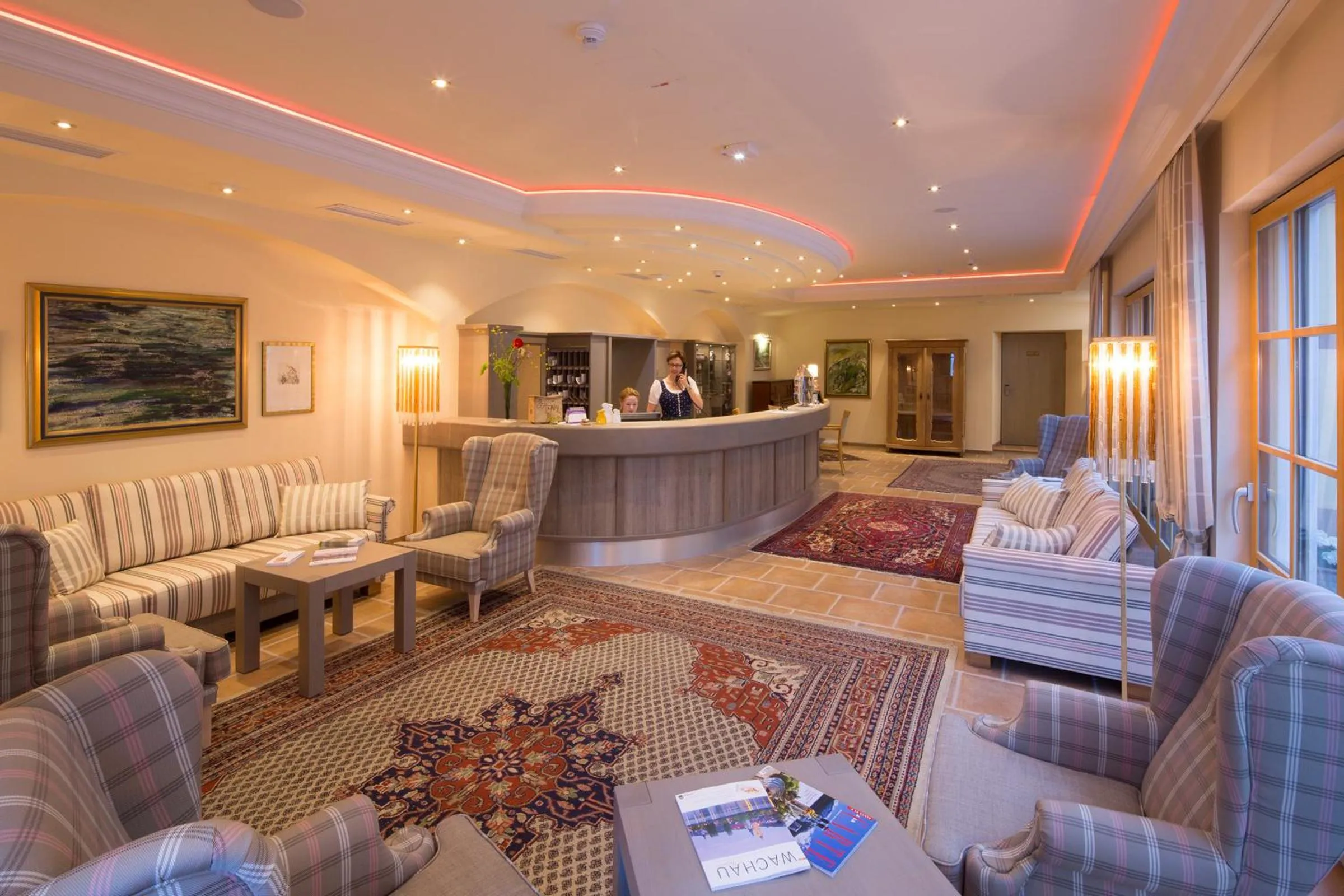 Lobby or reception in Hotel Zum Schwarzen Bären