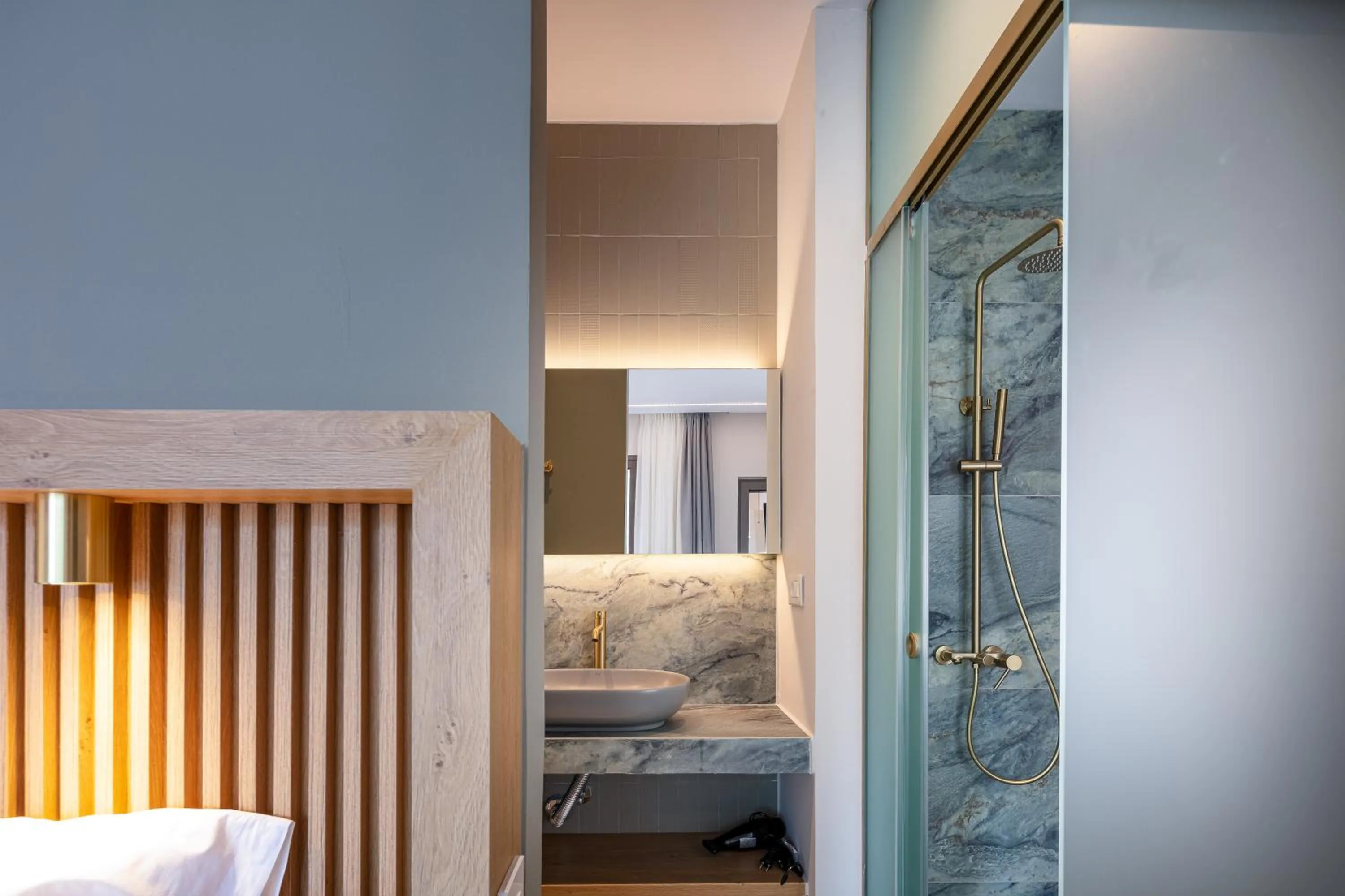 Shower, Bed in Mira Mare Luxury Residence