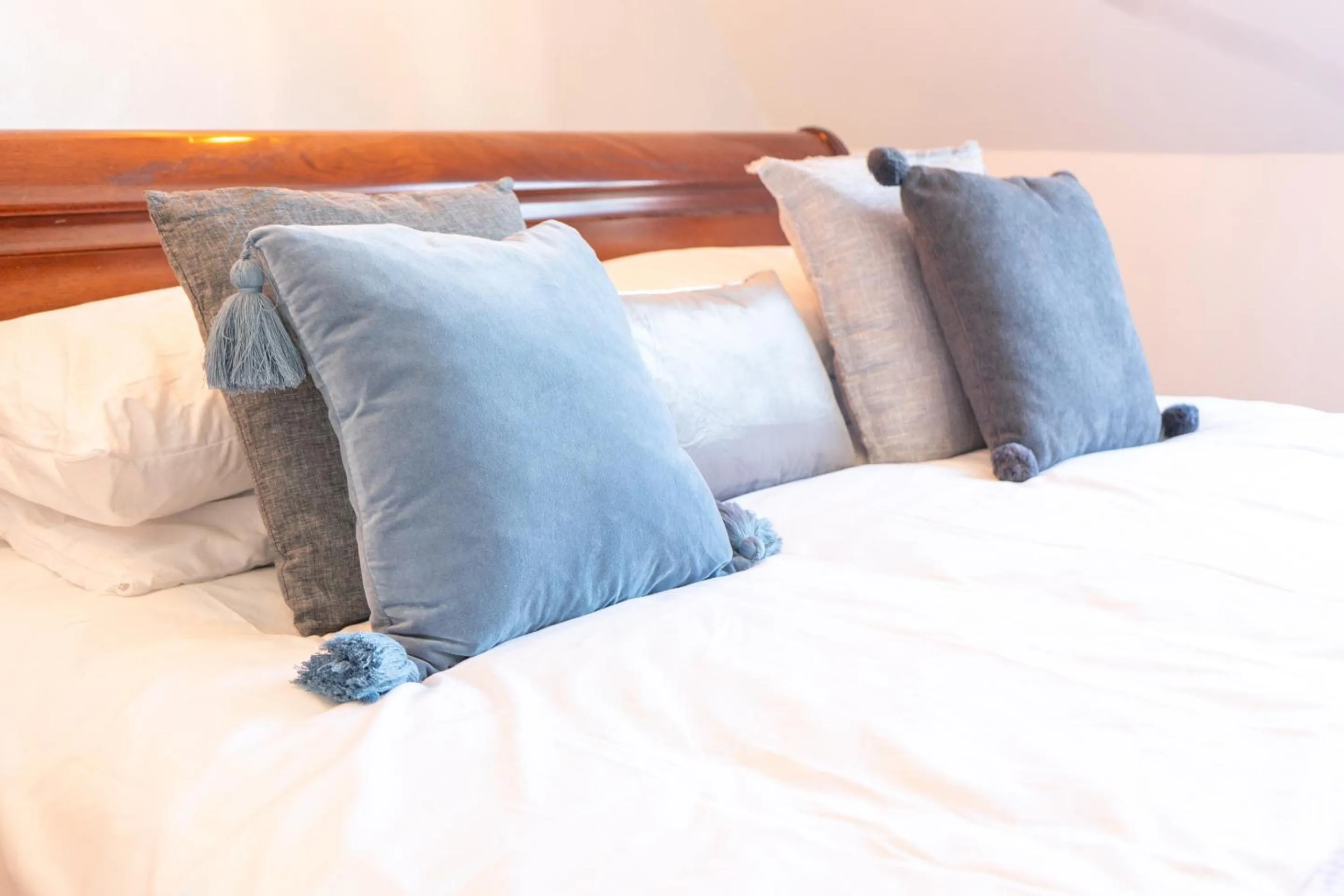 Bedroom, Bed in Belmont Villa - 4 Bed - Hot Tub Additional Cost - Sleeps 10-TJS22BV