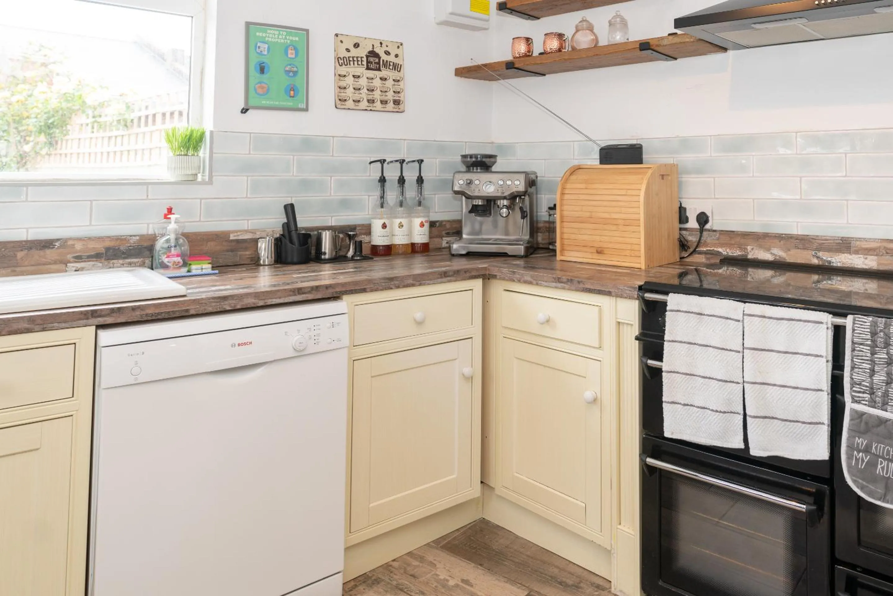 Kitchen or kitchenette in Belmont Villa - 4 Bed - Hot Tub Additional Cost - Sleeps 10-TJS22BV