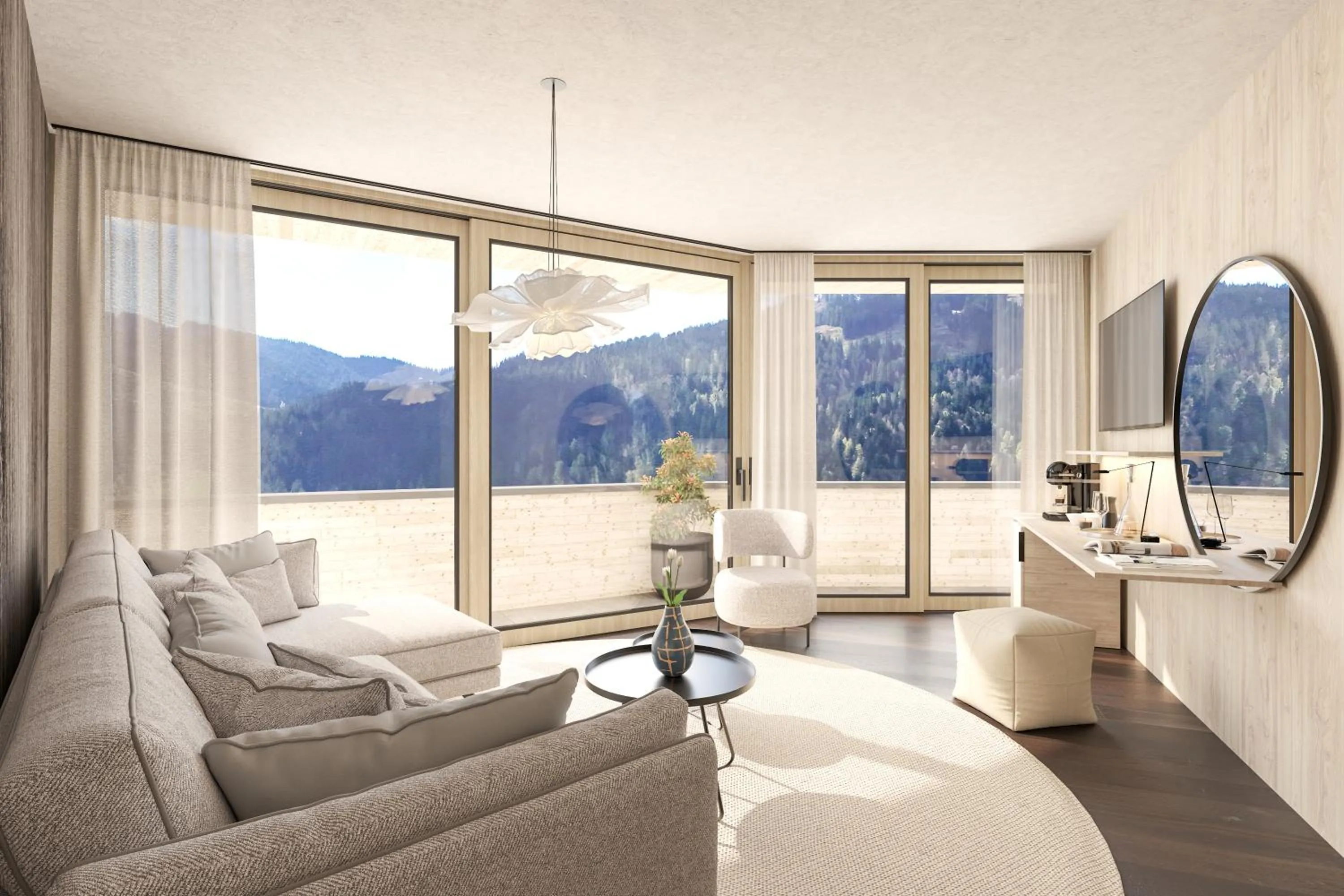 Natural landscape in Torghele's Wald & Fluh