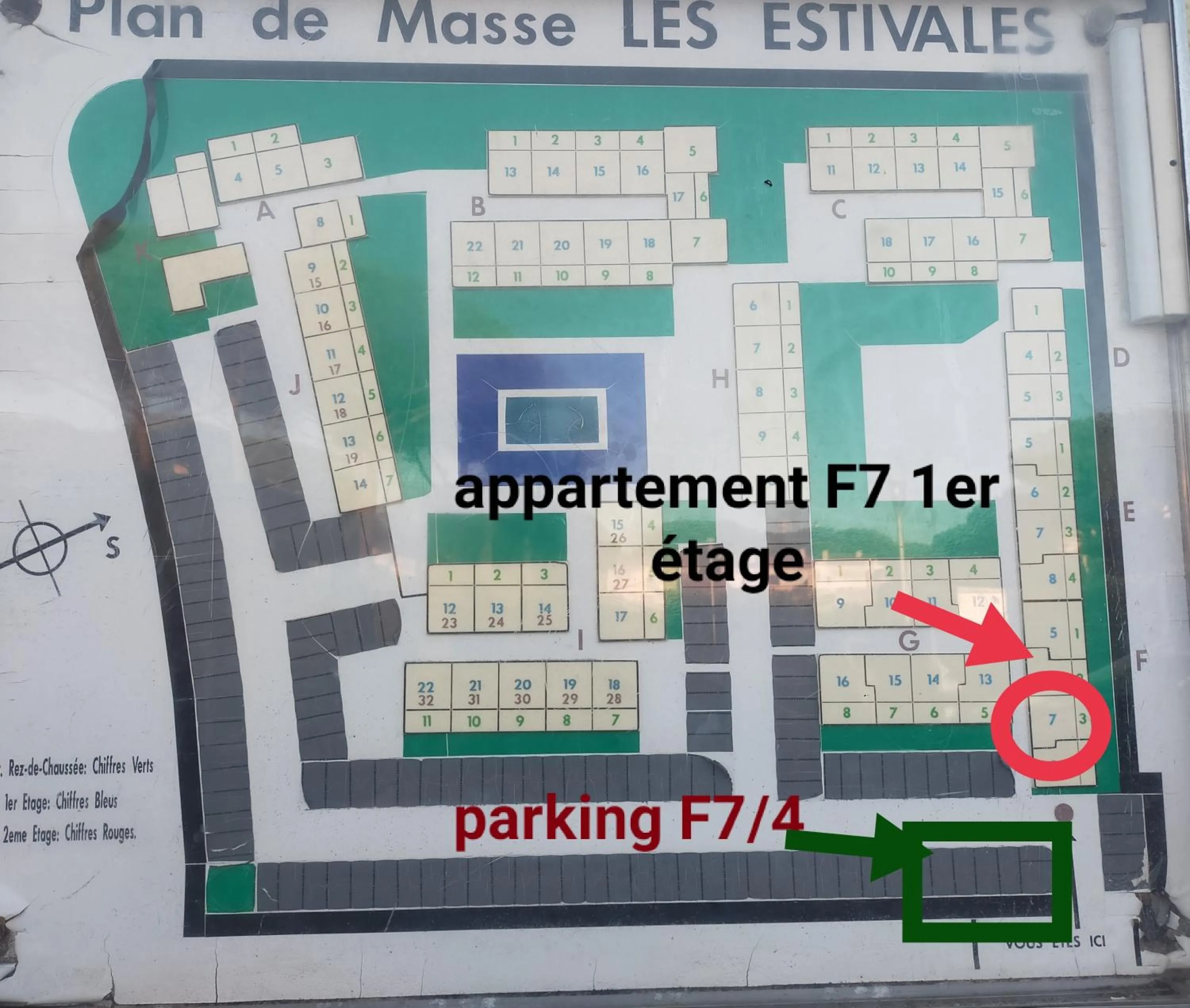 Floor plan in Résidence les Estivales