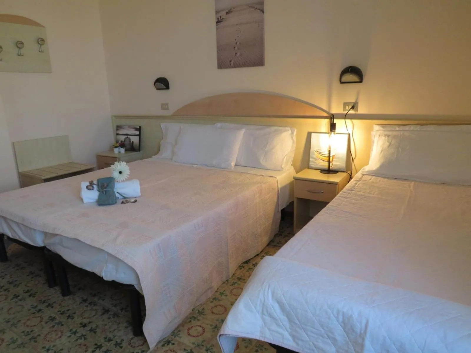 Bed in Hotel Primula