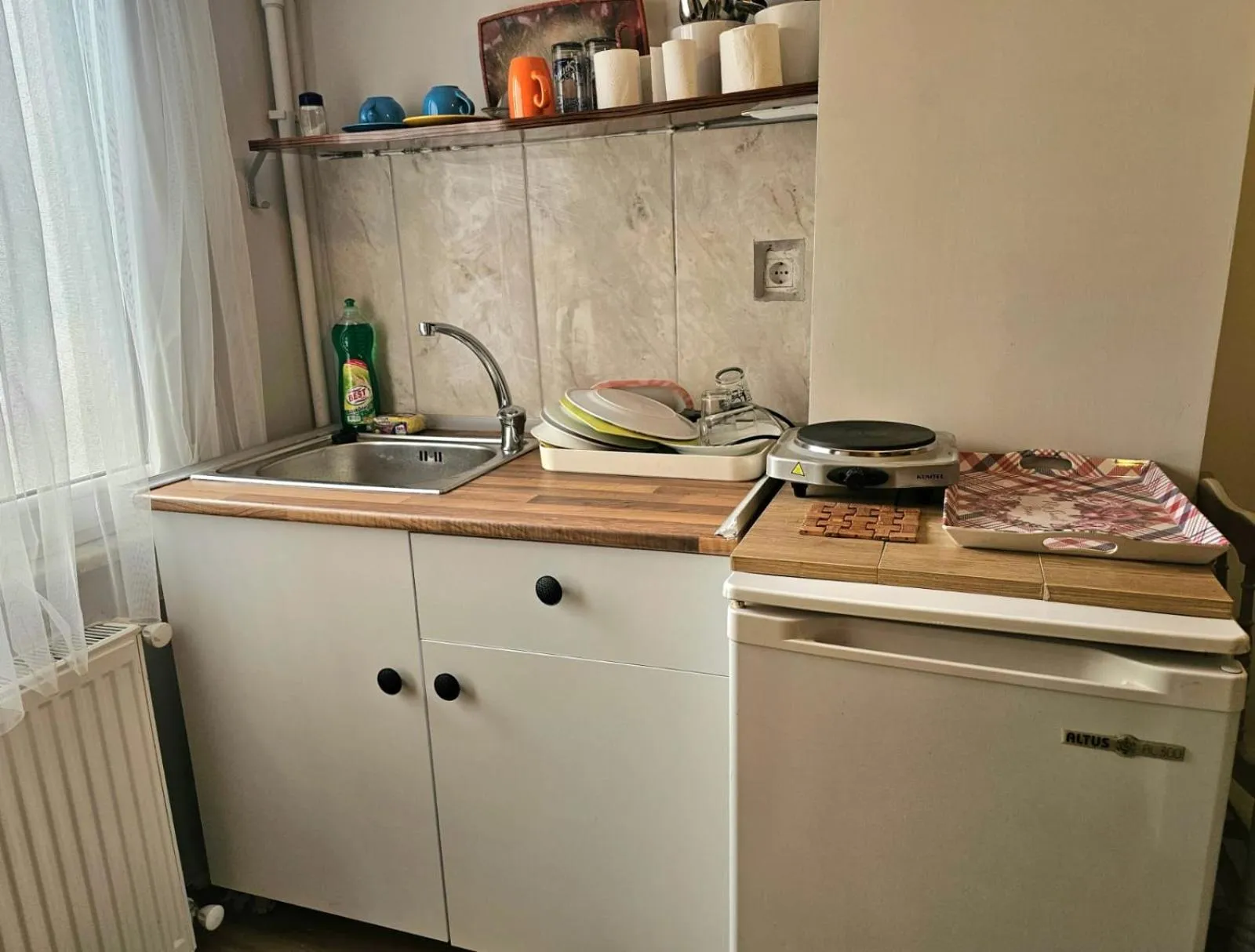 Kitchen or kitchenette in Grey House Apartments & Suites Istanbul