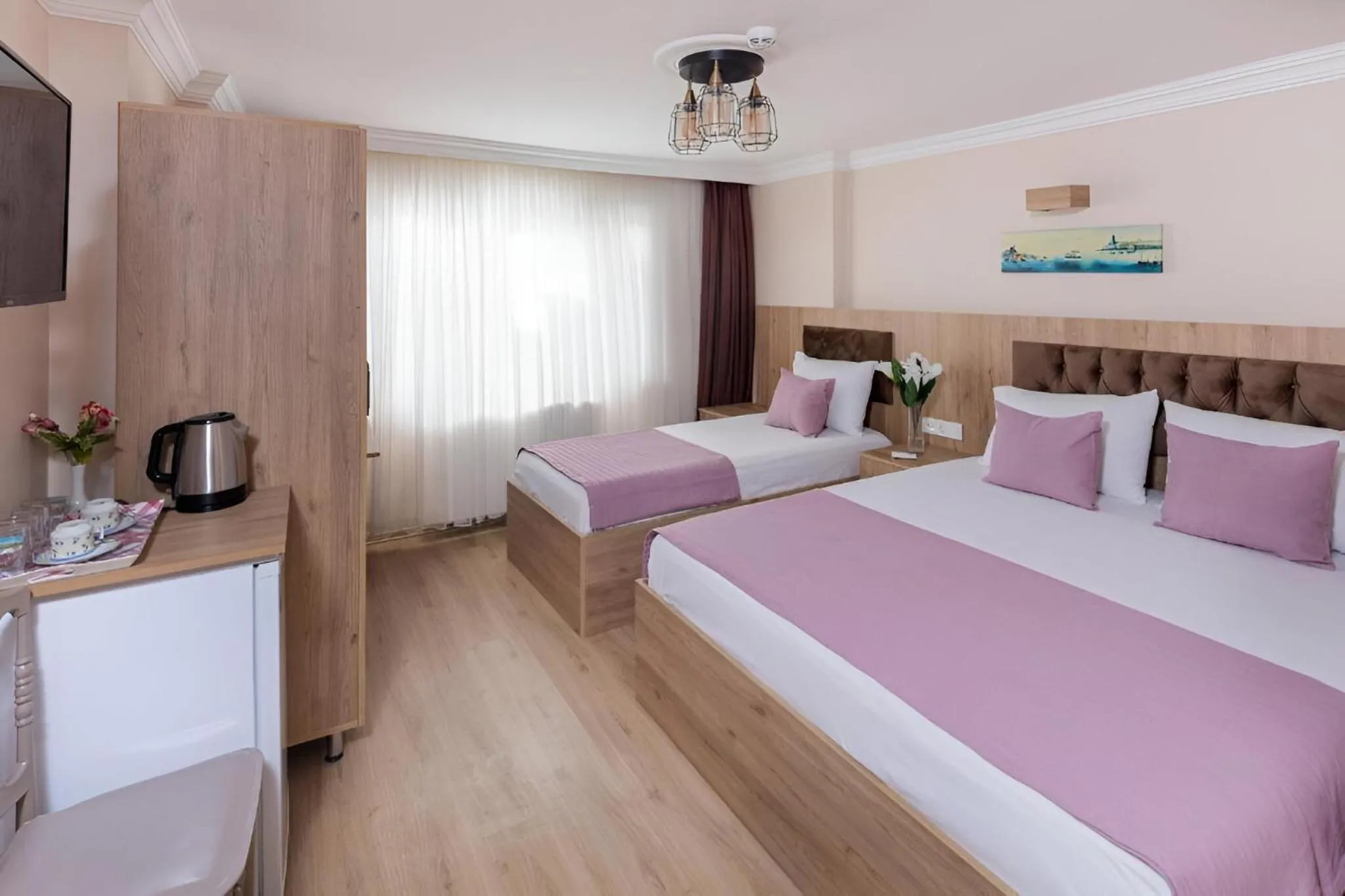 Bed in Grey House Apartments & Suites Istanbul