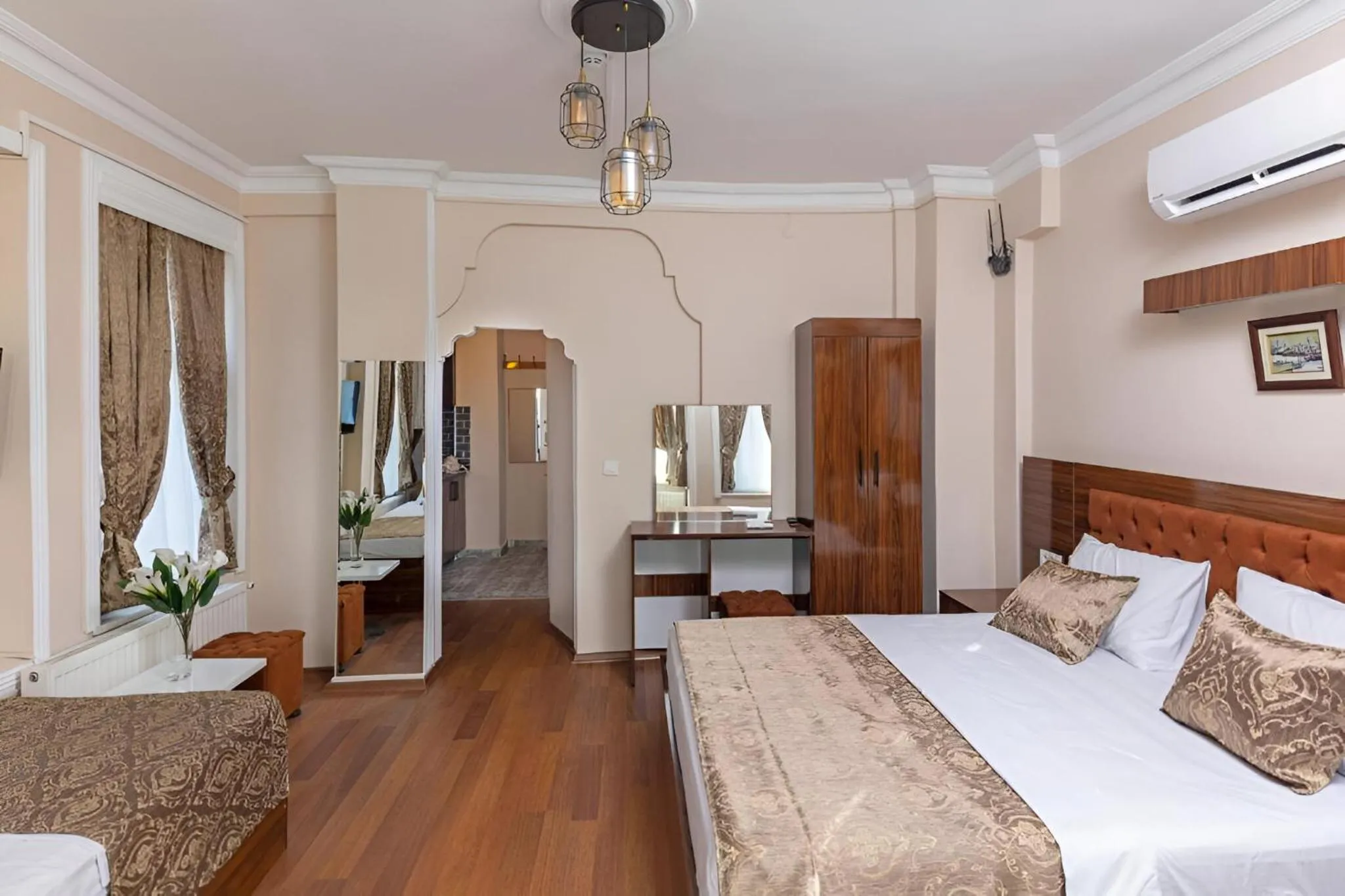 Bed in Grey House Apartments & Suites Istanbul
