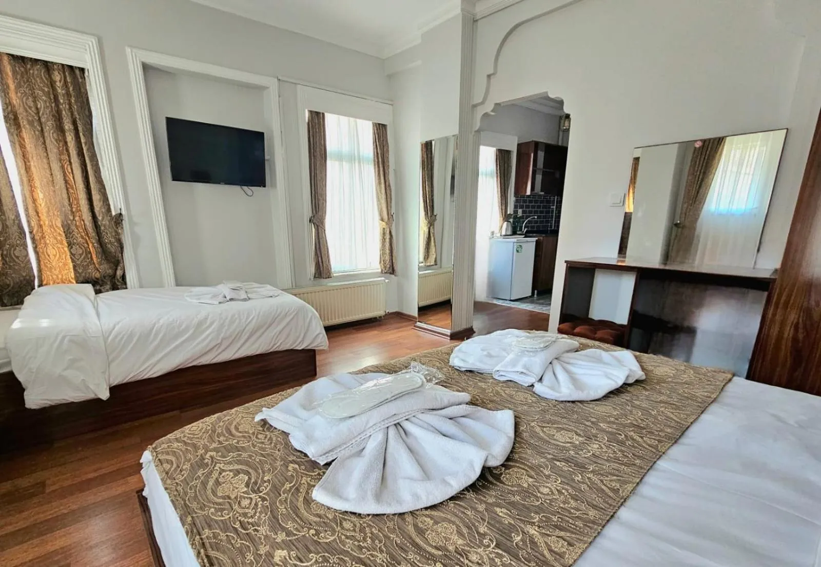 Bed in Grey House Apartments & Suites Istanbul