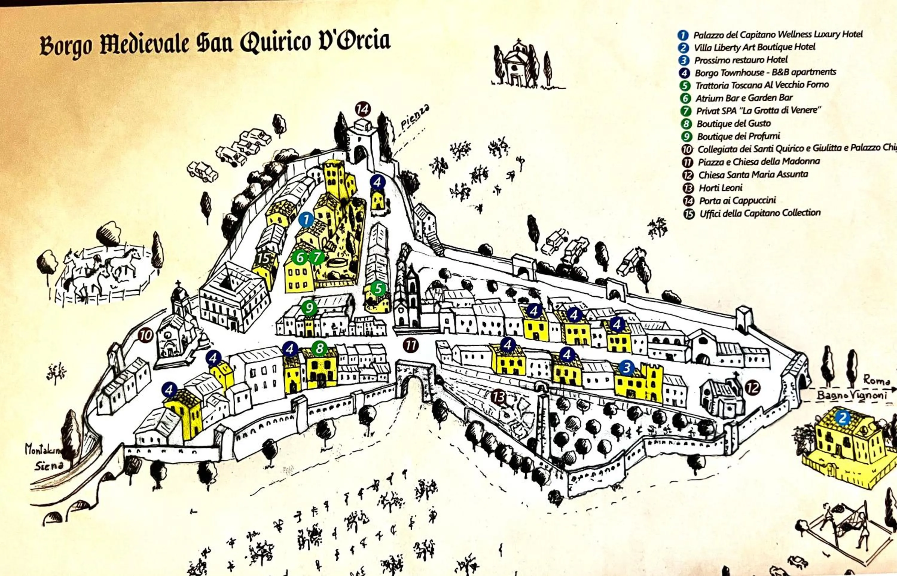 Text overlay in b&b BORGO CAPITANO COLLECTION Albergo diffuso - Centro Storico