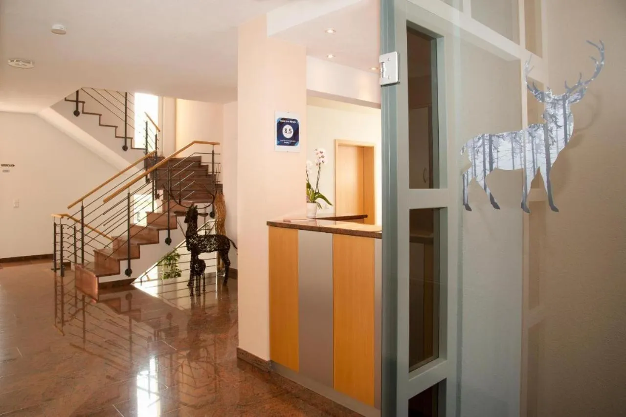 Lobby or reception in Hotel Villa Martino - zum Hirsch