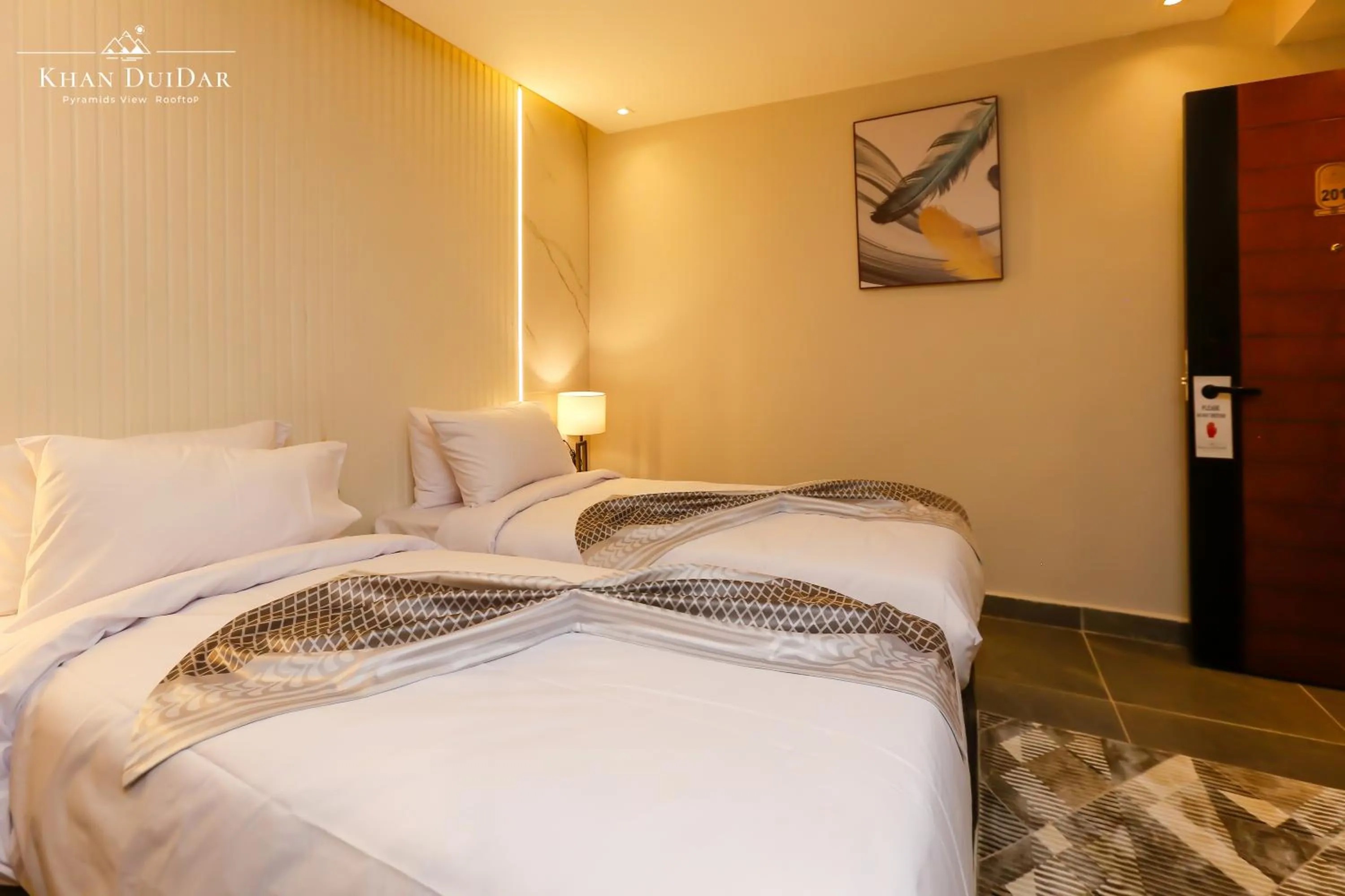 Bed in Khan Duidar Inn - Pyramids View Rooftop