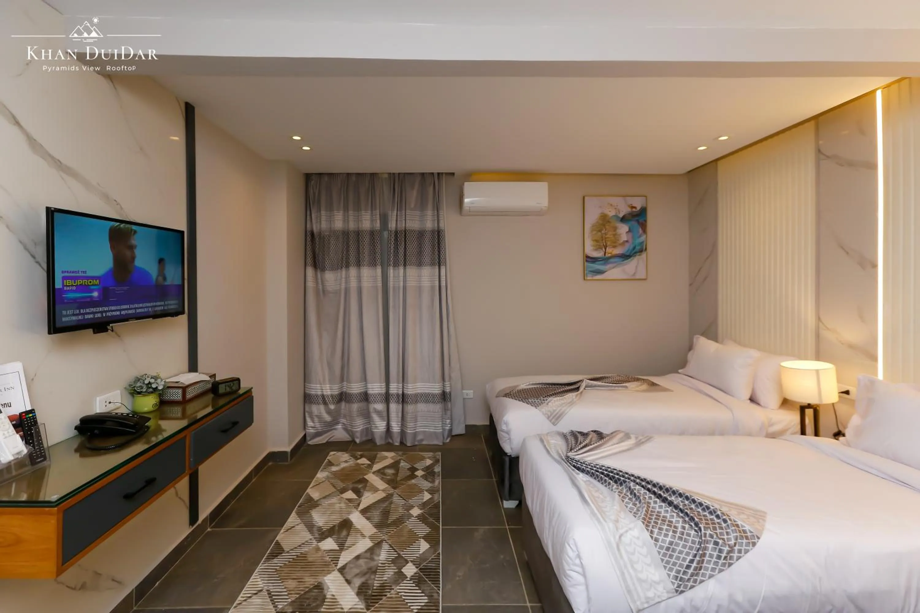 Bed in Khan Duidar Inn - Pyramids View Rooftop