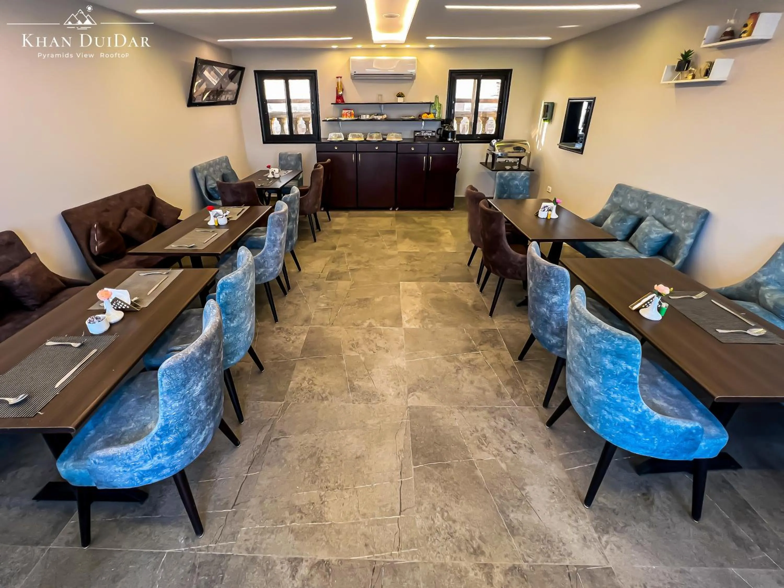 Restaurant/places to eat in Khan Duidar Inn - Pyramids View Rooftop