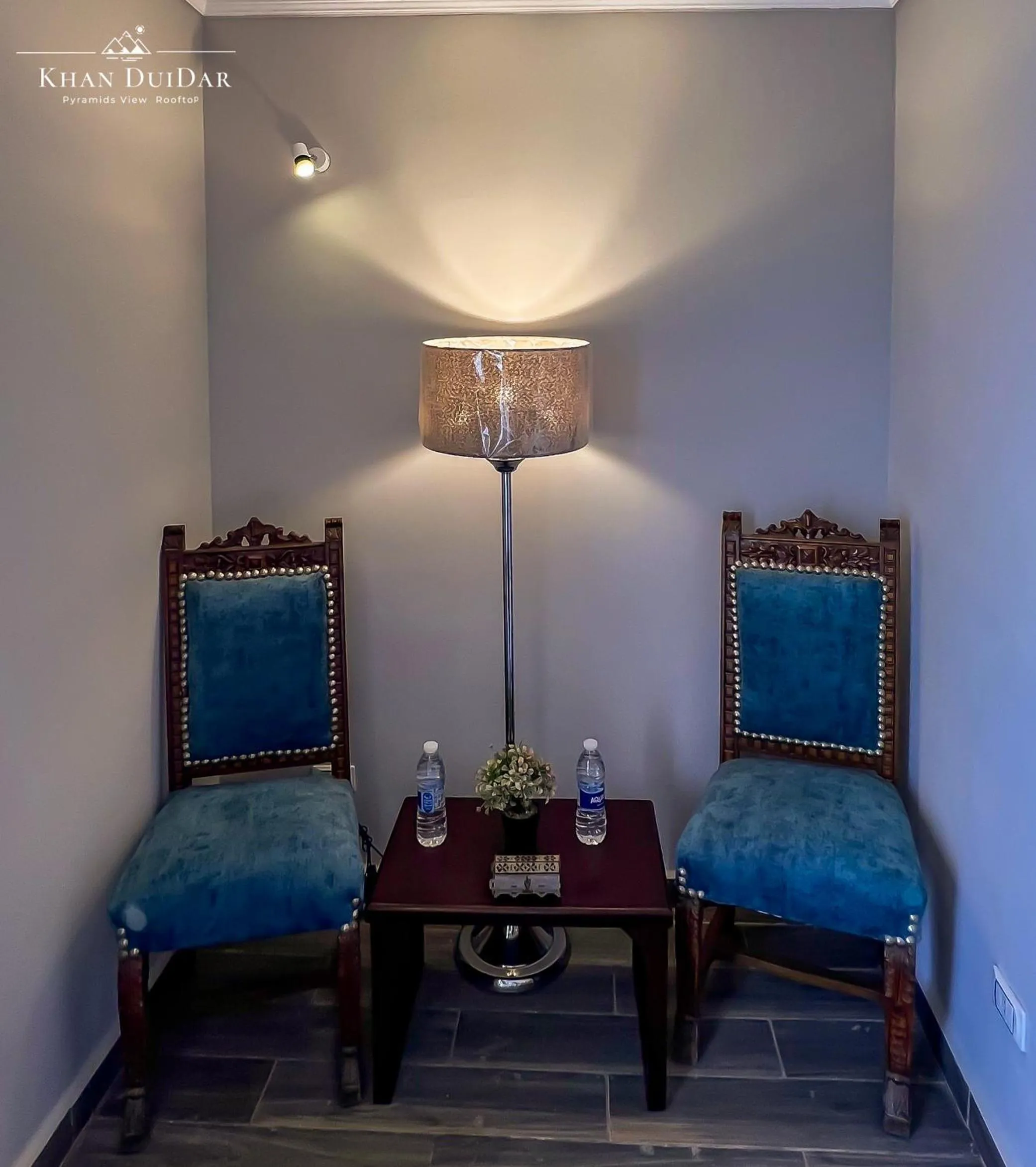 Seating area in Khan Duidar Inn - Pyramids View Rooftop