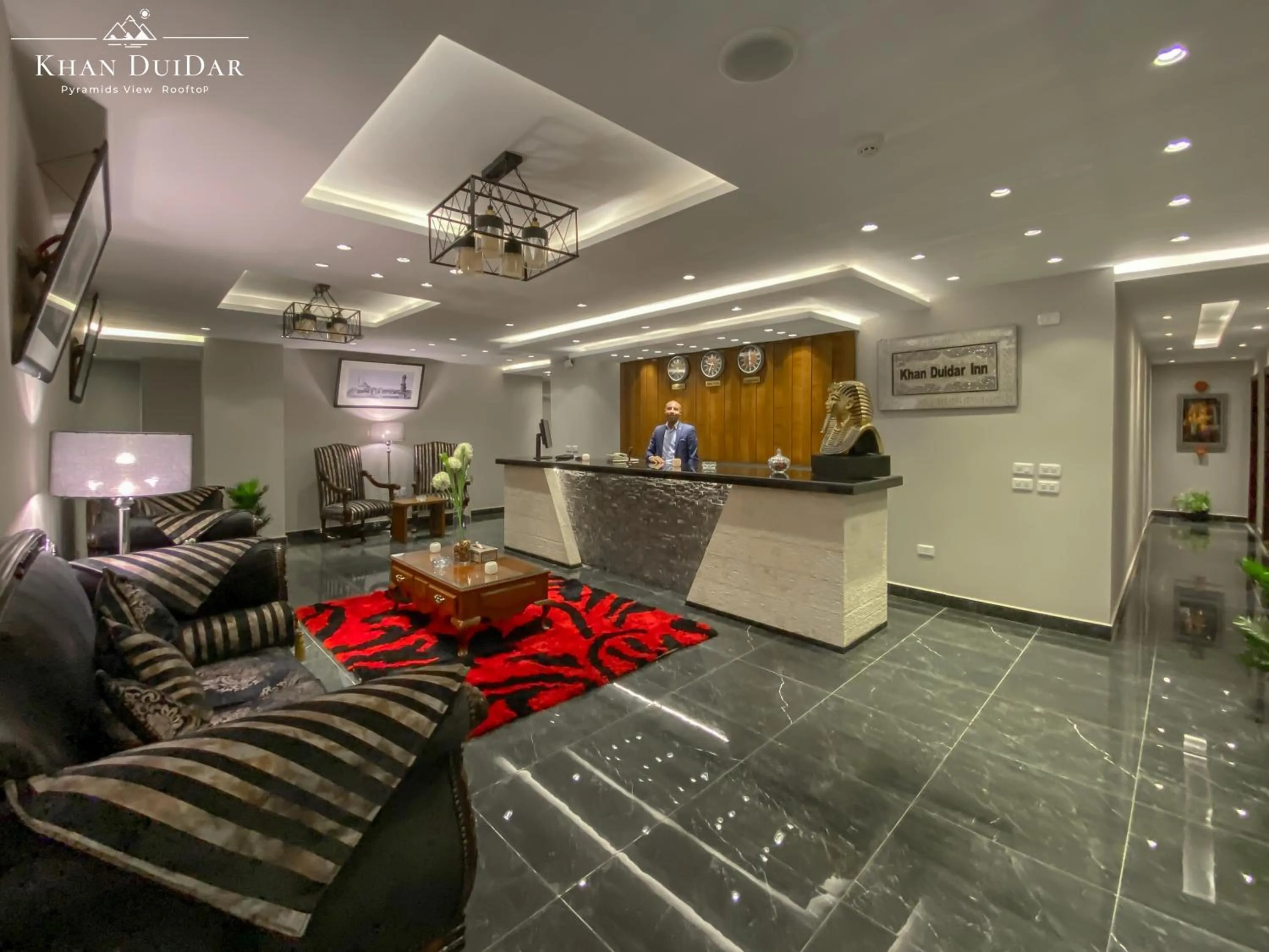 Lobby or reception in Khan Duidar Inn - Pyramids View Rooftop