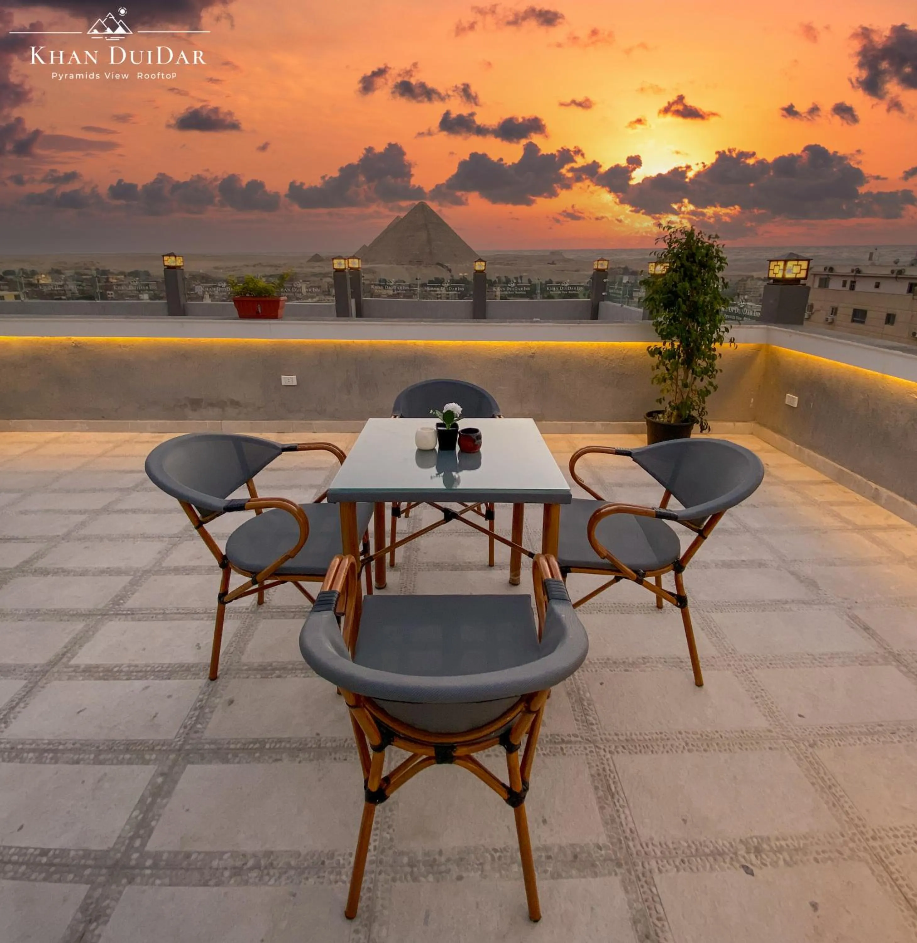 Patio in Khan Duidar Inn - Pyramids View Rooftop