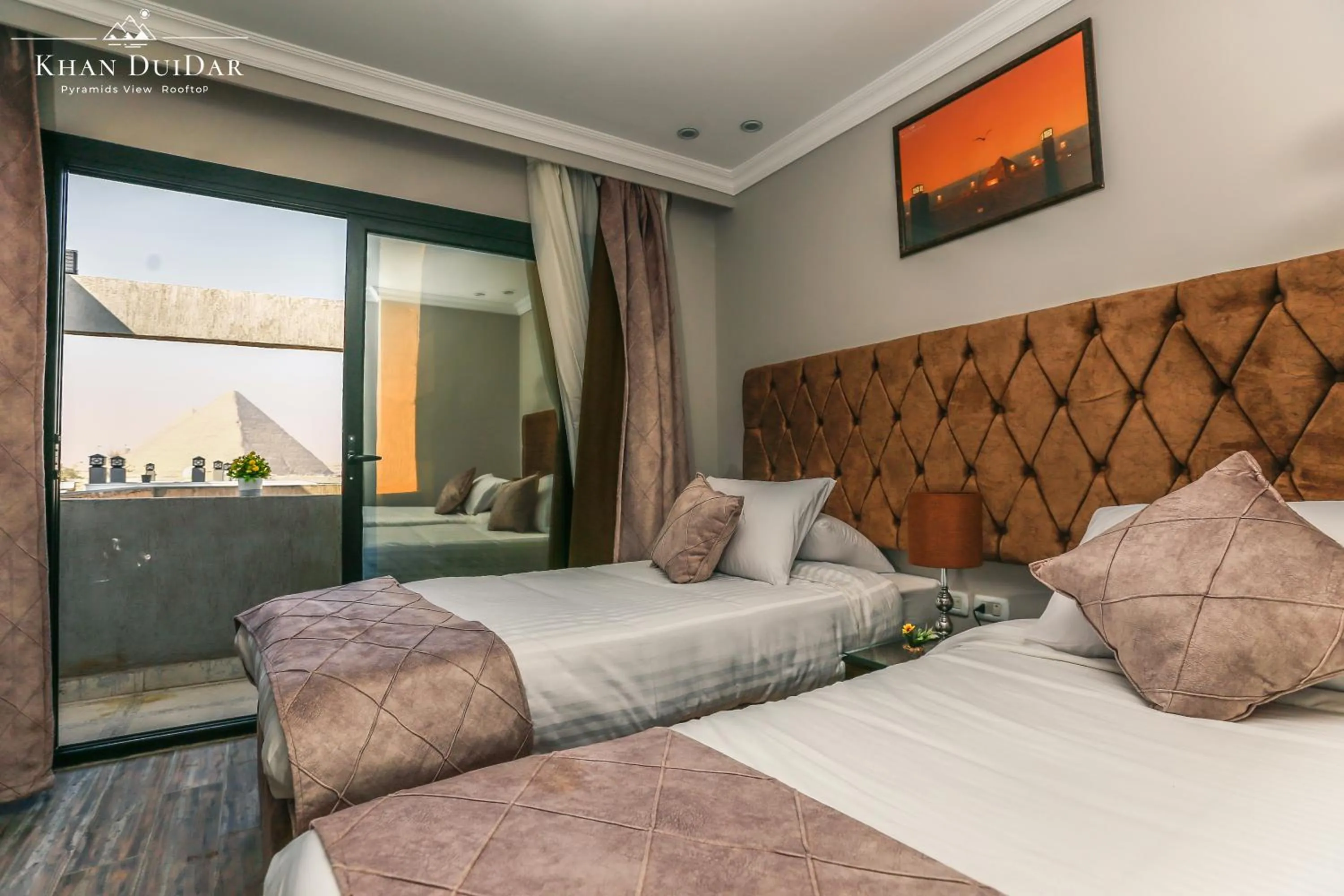 Bed in Khan Duidar Inn - Pyramids View Rooftop