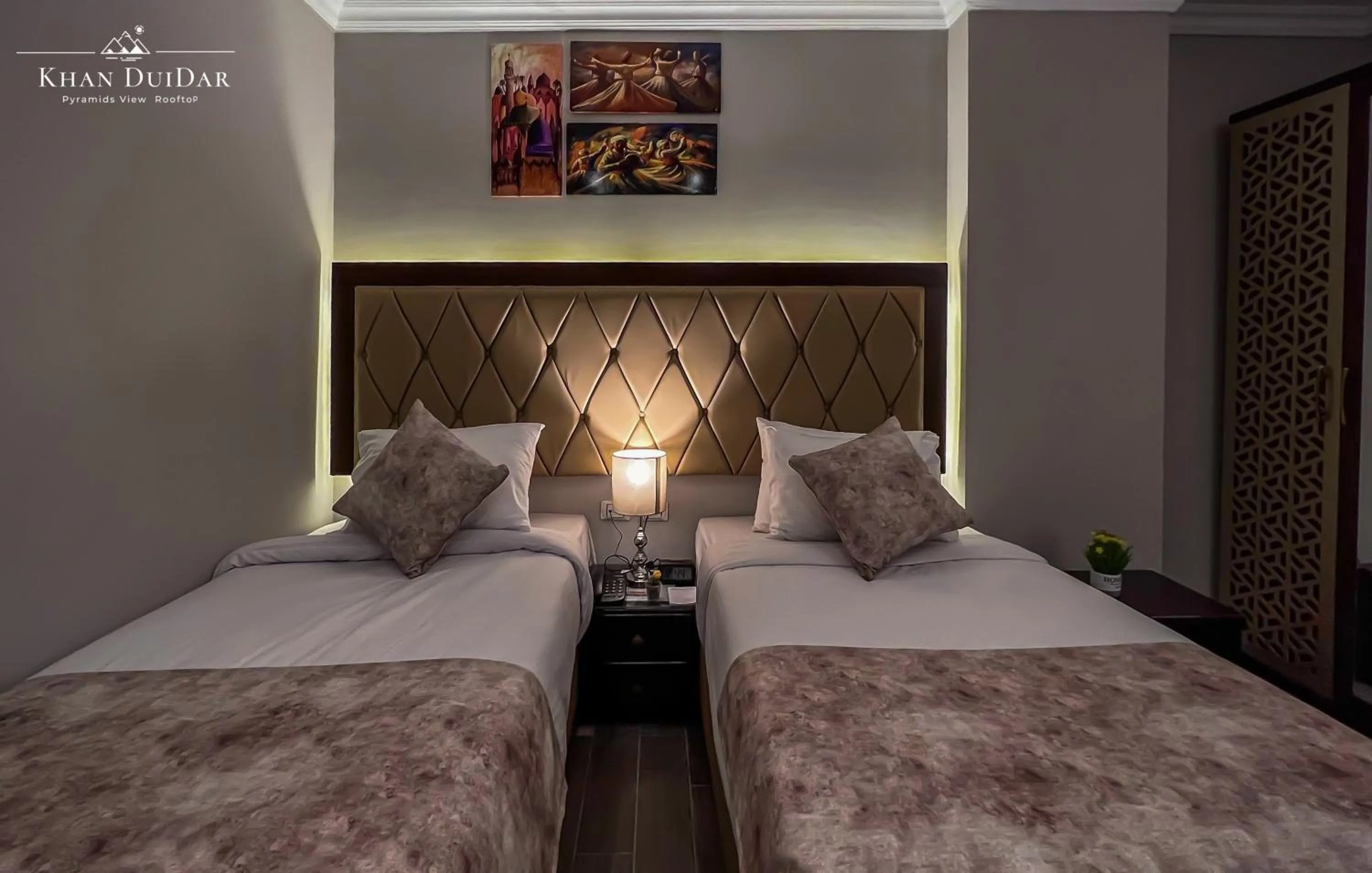 Bed in Khan Duidar Inn - Pyramids View Rooftop