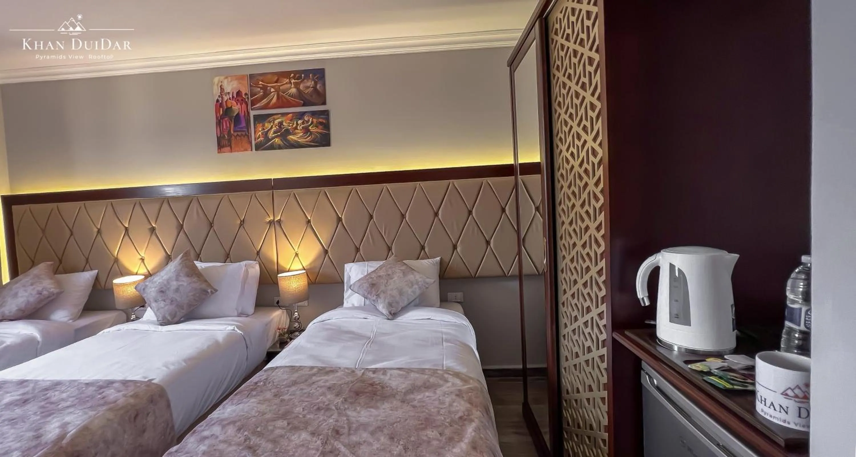 Bed in Khan Duidar Inn - Pyramids View Rooftop