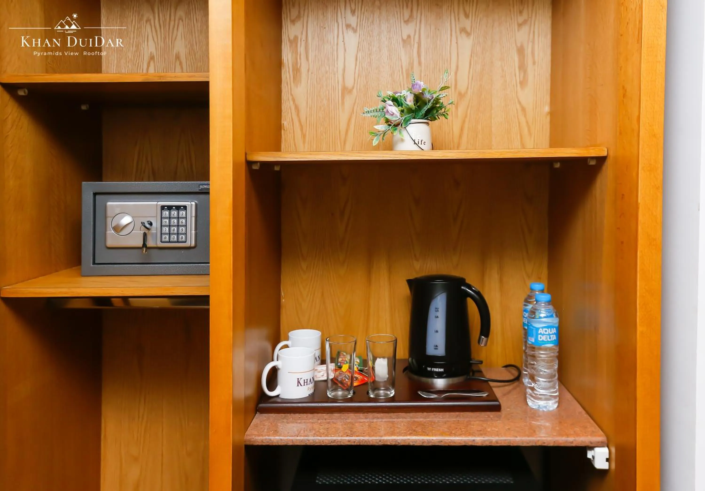 Coffee/tea facilities in Khan Duidar Inn - Pyramids View Rooftop