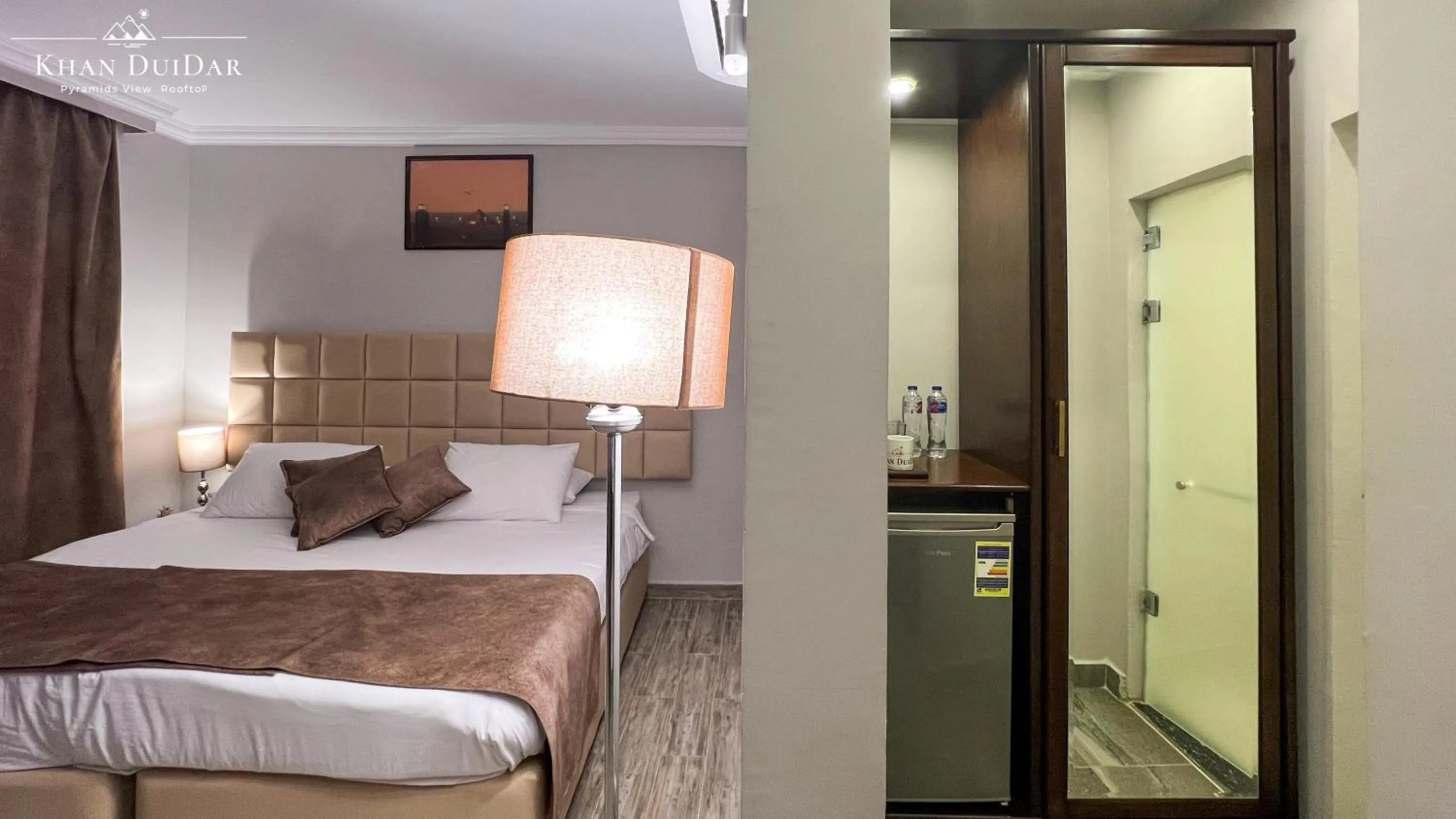 room service, Bed in Khan Duidar Inn - Pyramids View Rooftop