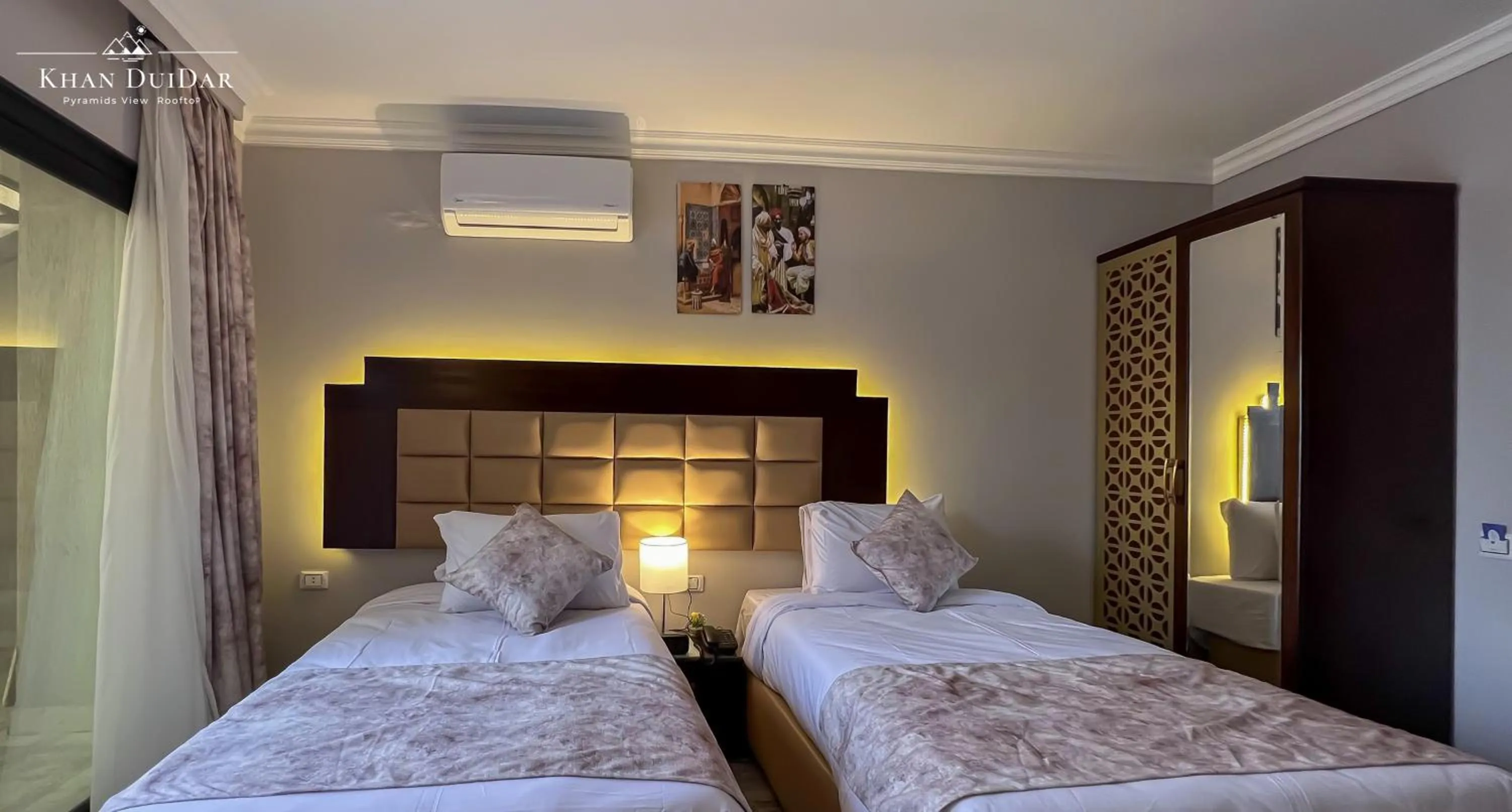 Bed in Khan Duidar Inn - Pyramids View Rooftop