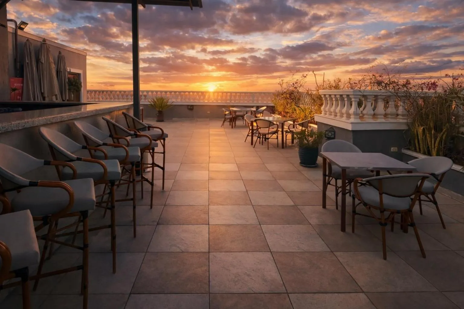 Balcony/Terrace in Khan Duidar Inn - Pyramids View Rooftop