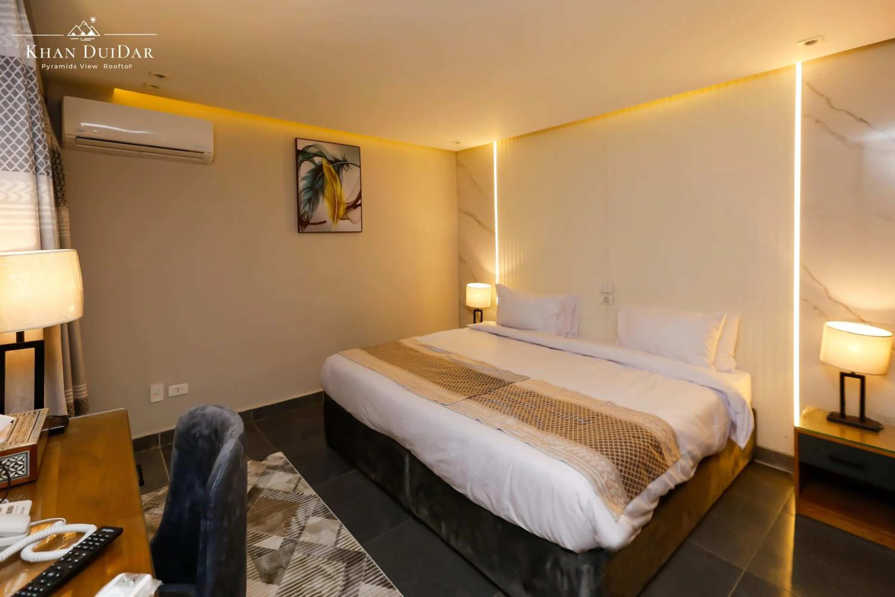 Bed in Khan Duidar Inn - Pyramids View Rooftop