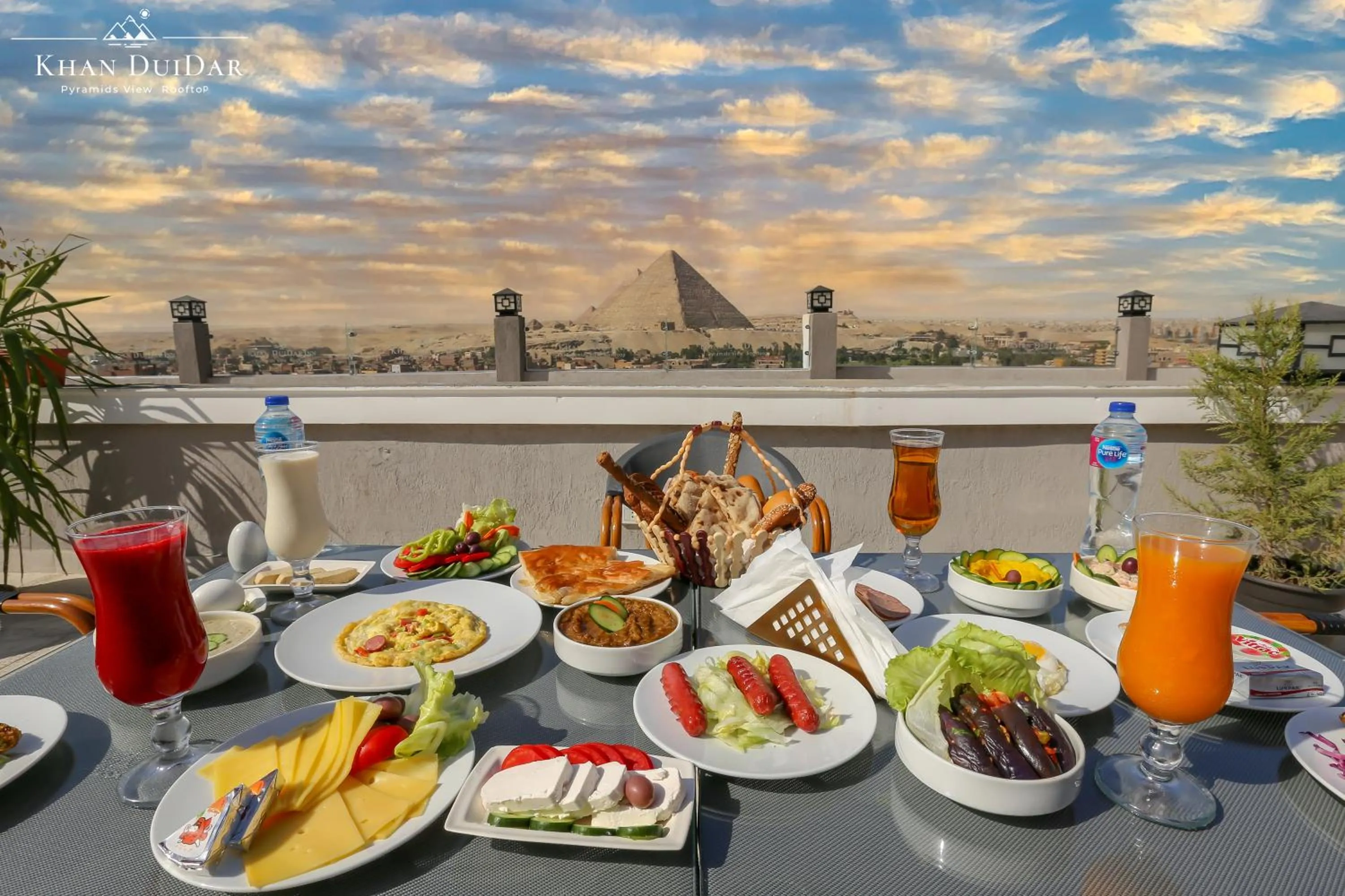 Balcony/Terrace in Khan Duidar Inn - Pyramids View Rooftop