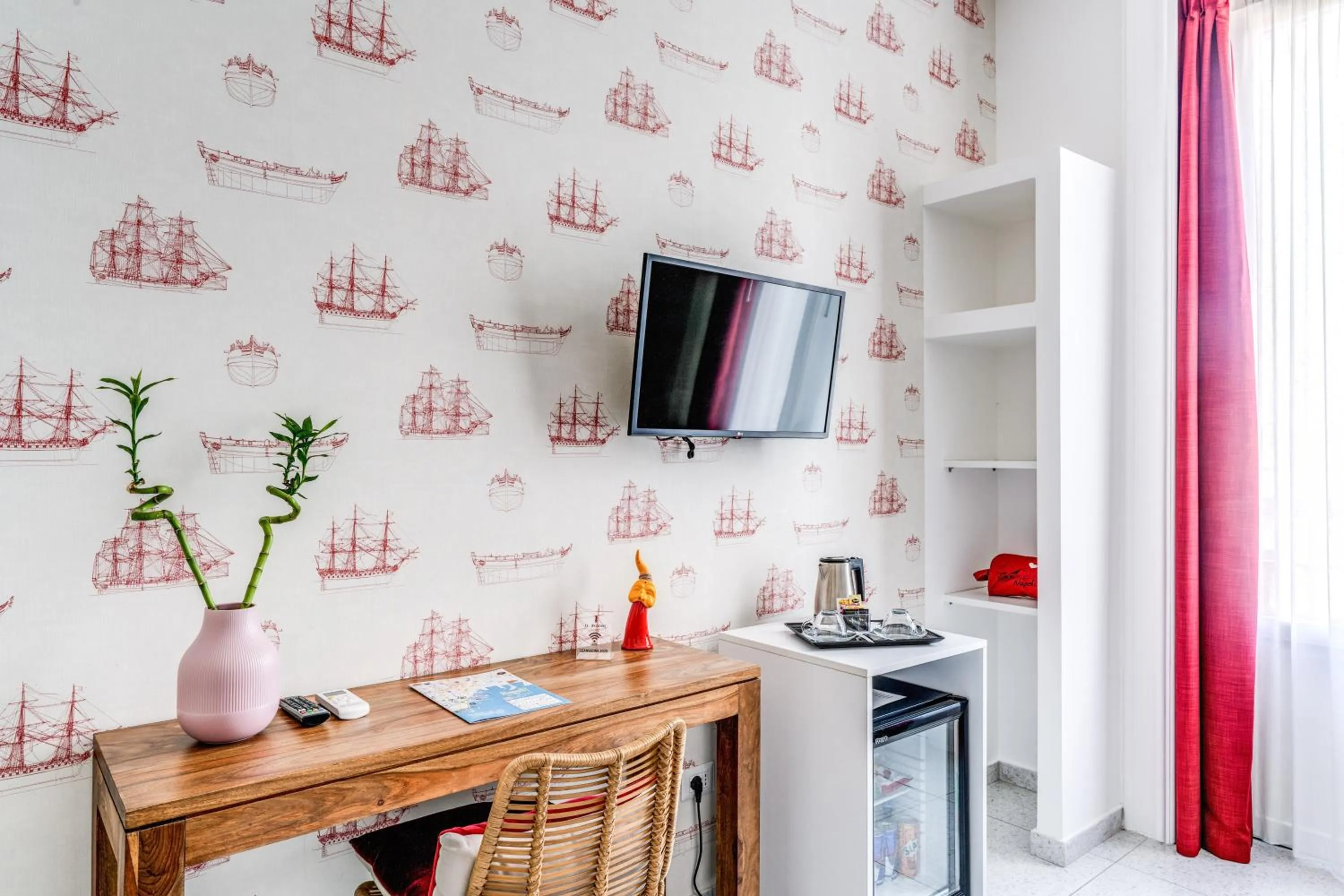 Bedroom in Le Angioine Rooms