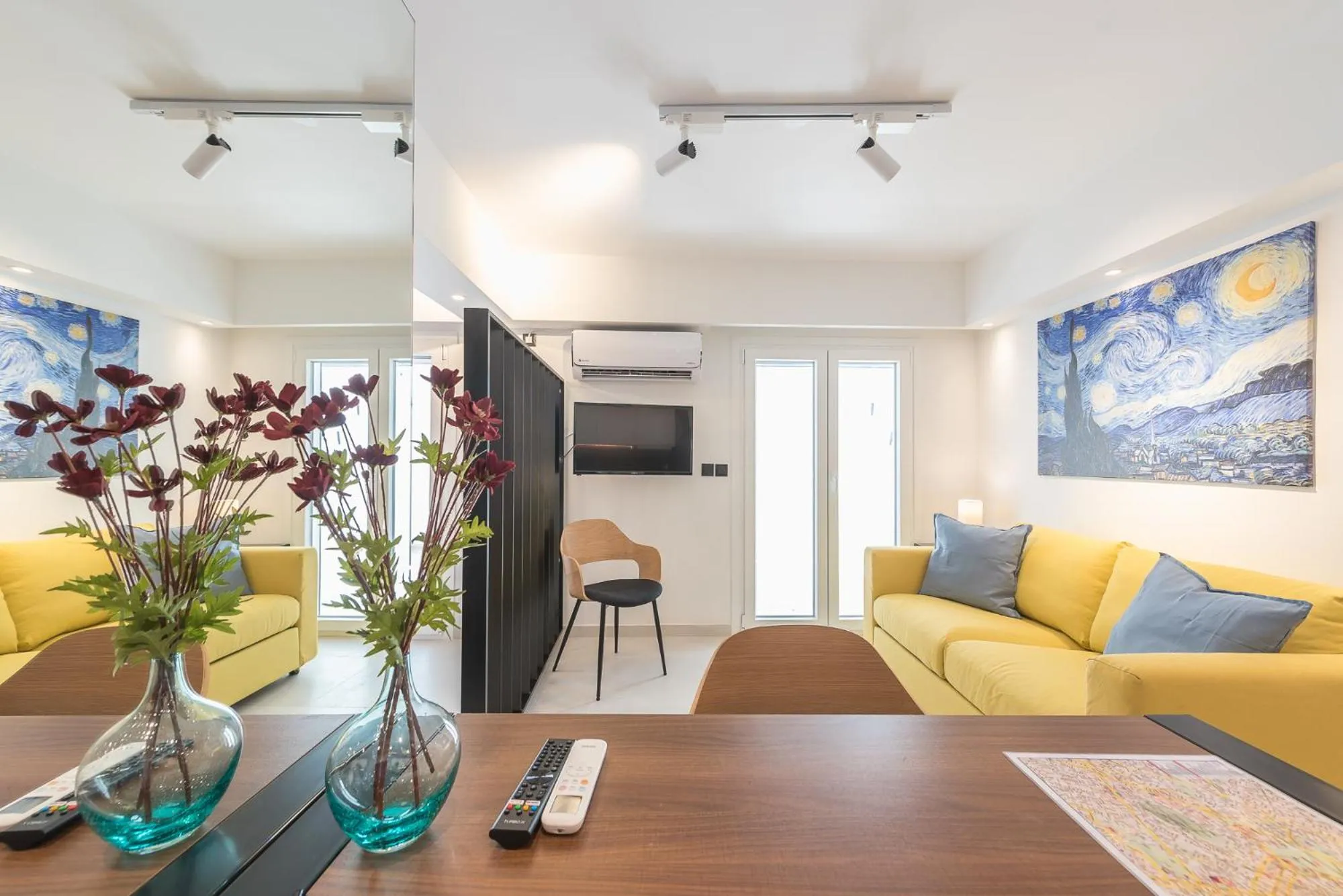 Seating area in Phaedon, the Terrace Suite Near Acropolis By CloudKeys