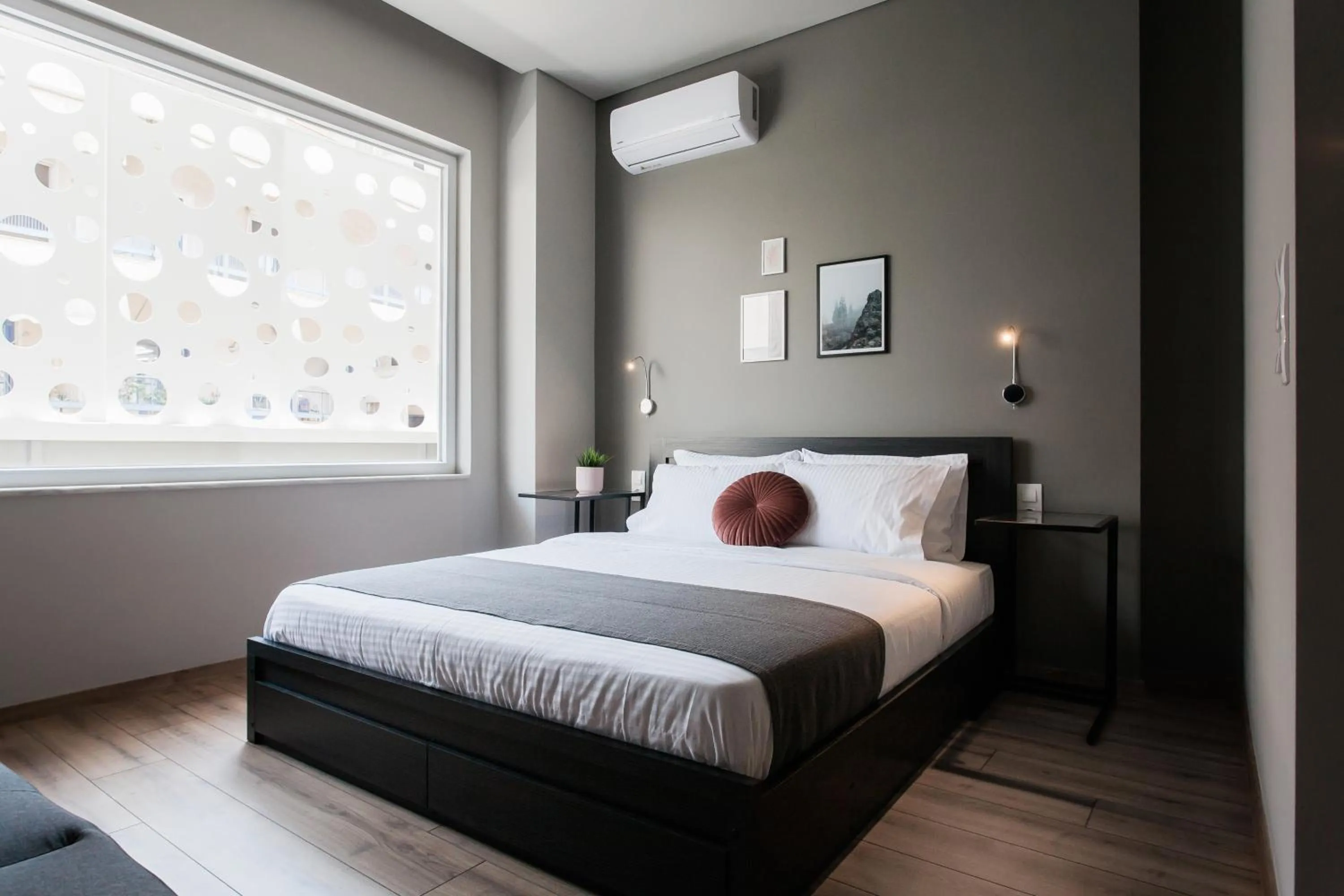 Bedroom, Bed in WYZ Athens Apartments by UPSTREET