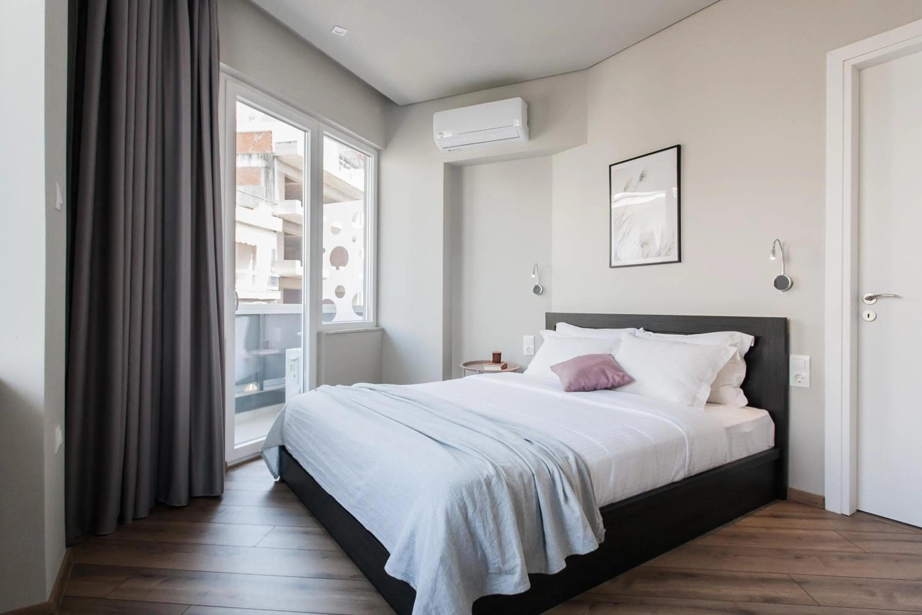 Bedroom, Bed in WYZ Athens Apartments by UPSTREET